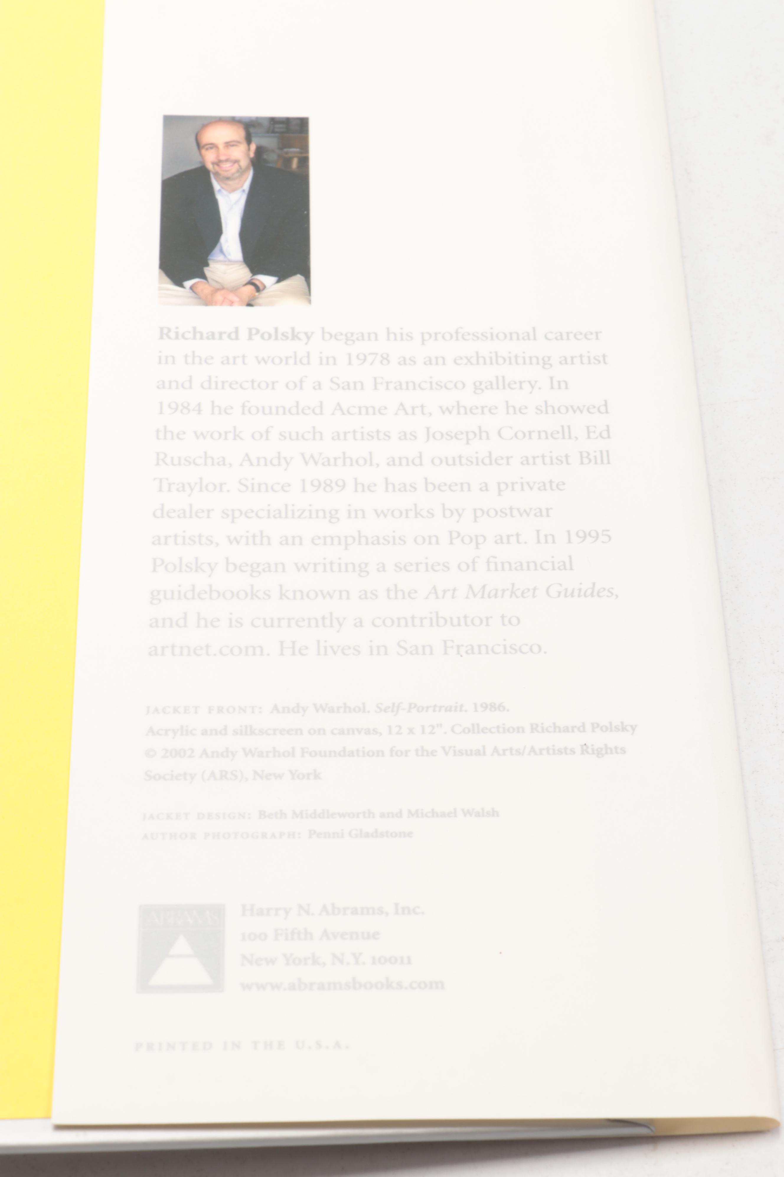 Signed First Printing "I Bought Andy Warhol" by Richard Polsky, 2003
