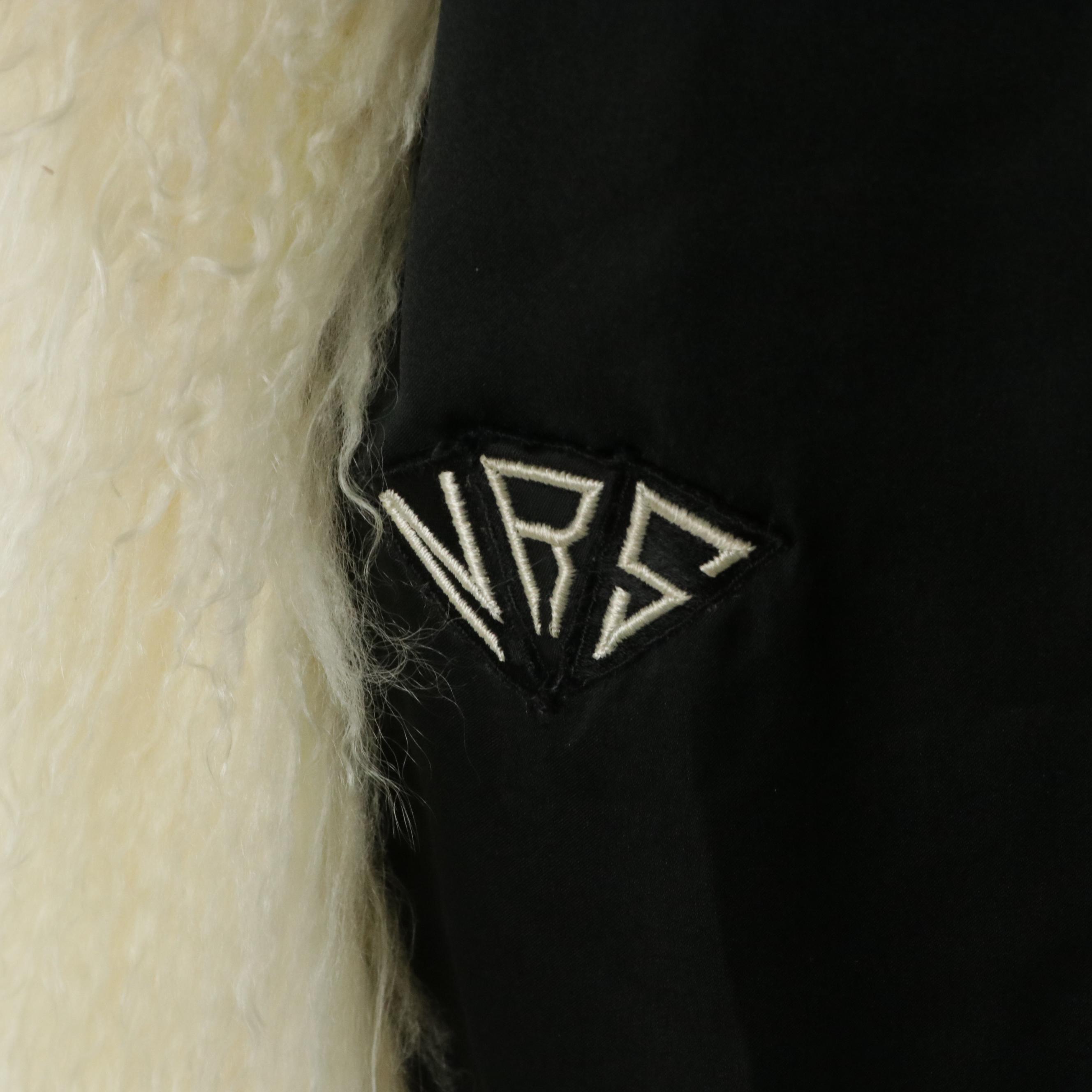 Mongolian Lamb Fur Stroller Coat and Hat by Harry Richer Furs, circa 1970