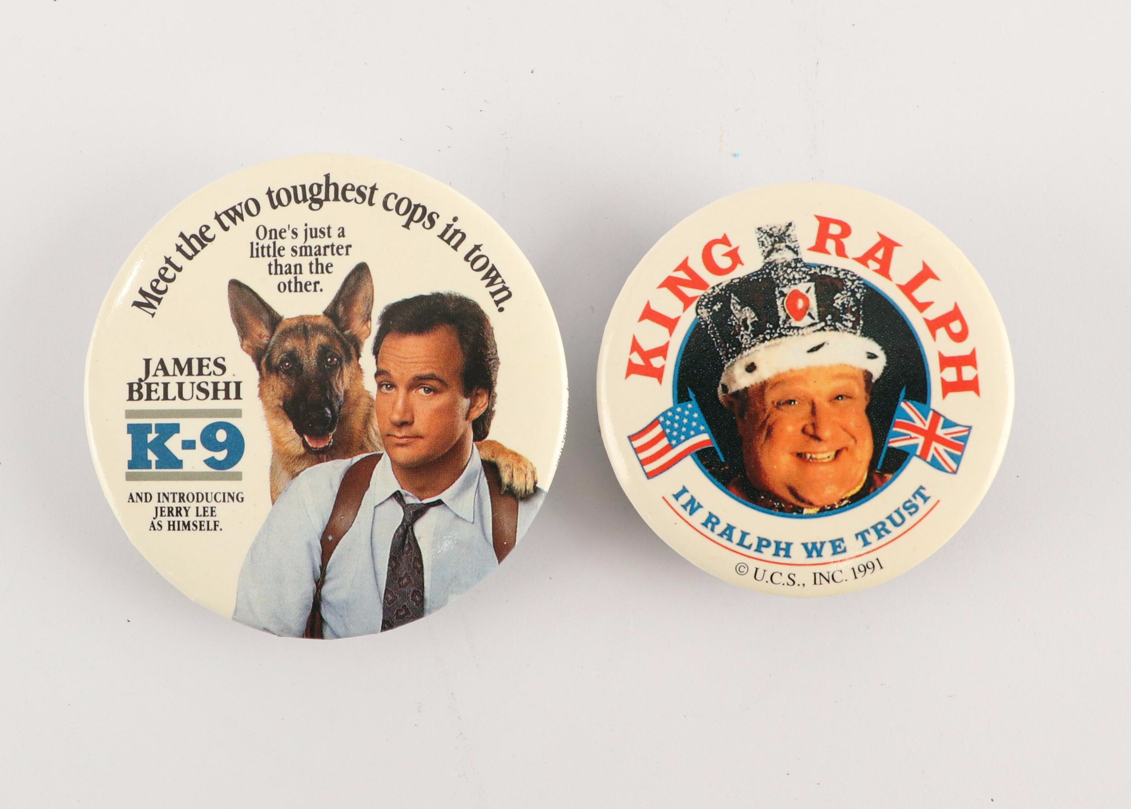 Movie and Music Themed Pins with "Mötley Crüe" Headband and More