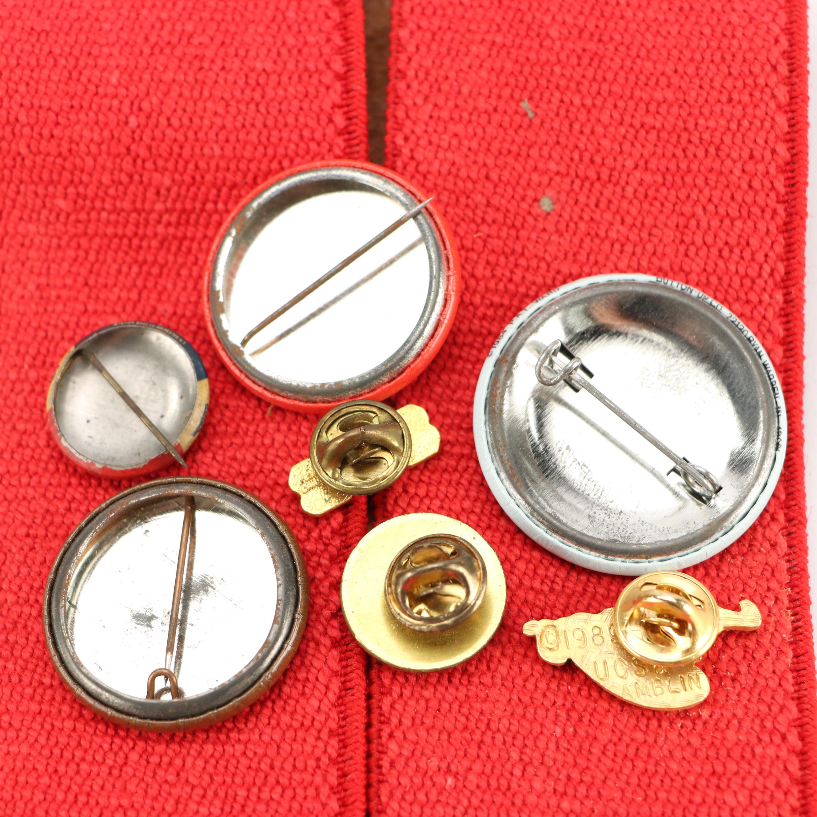 Movie and Music Themed Pins with "Mötley Crüe" Headband and More