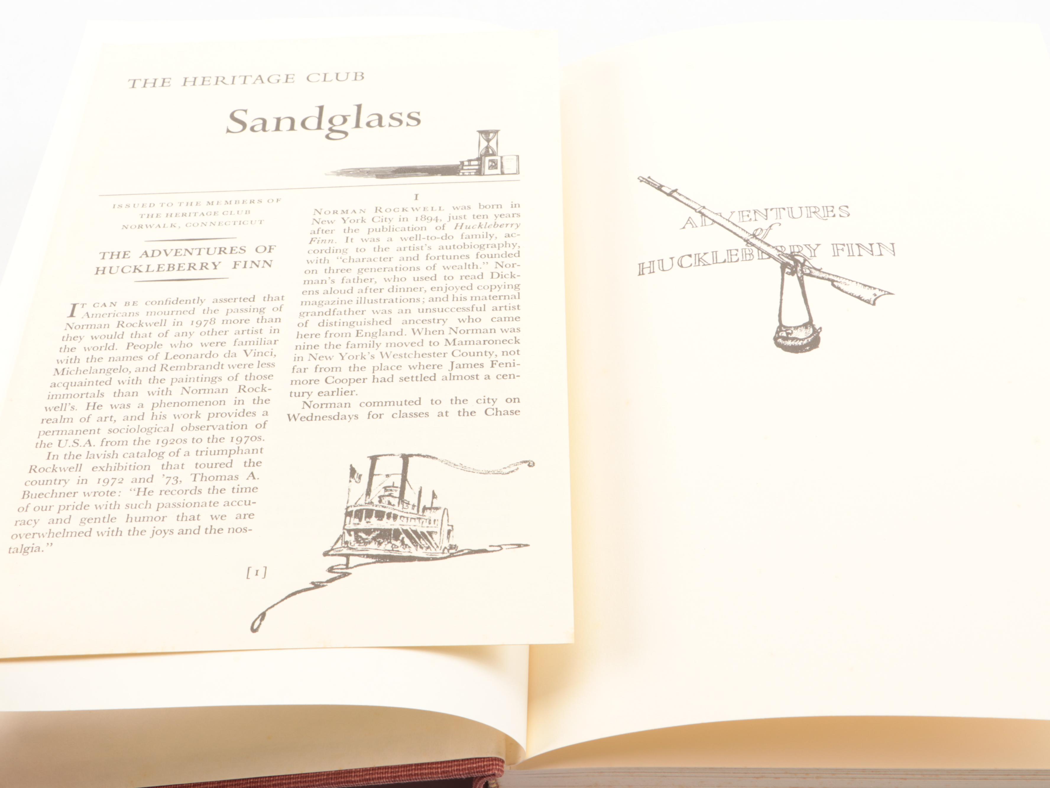 Norman Rockwell Illustrated "The Adventures of Huckleberry Finn" by Mark Twain