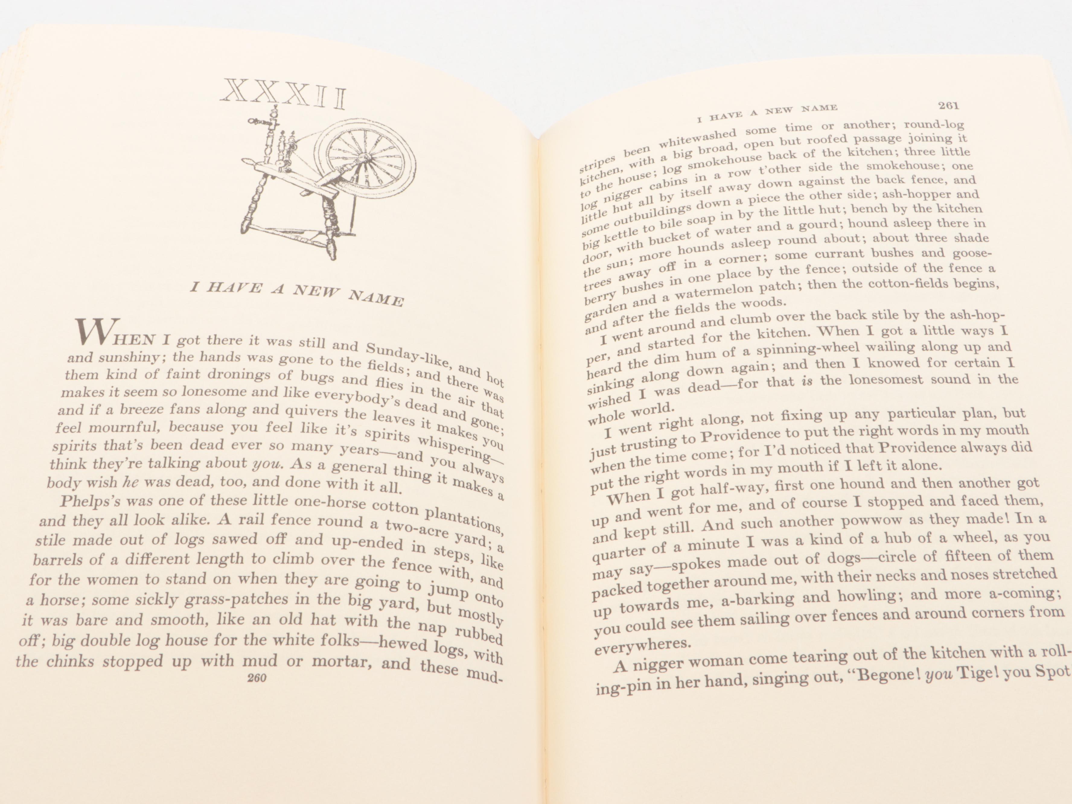 Norman Rockwell Illustrated "The Adventures of Huckleberry Finn" by Mark Twain