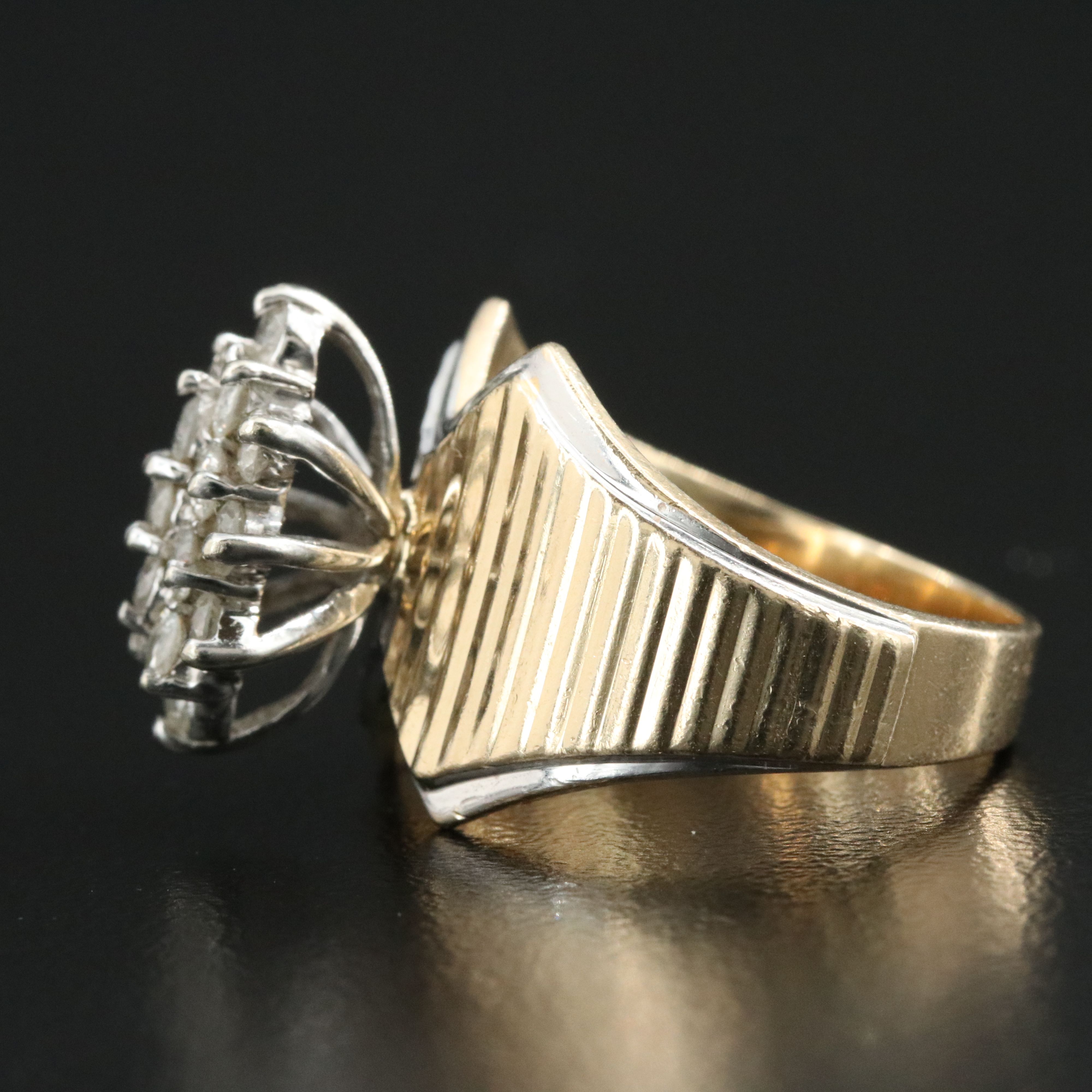 14K Two-Tone 1.00 CTW Diamond Ring