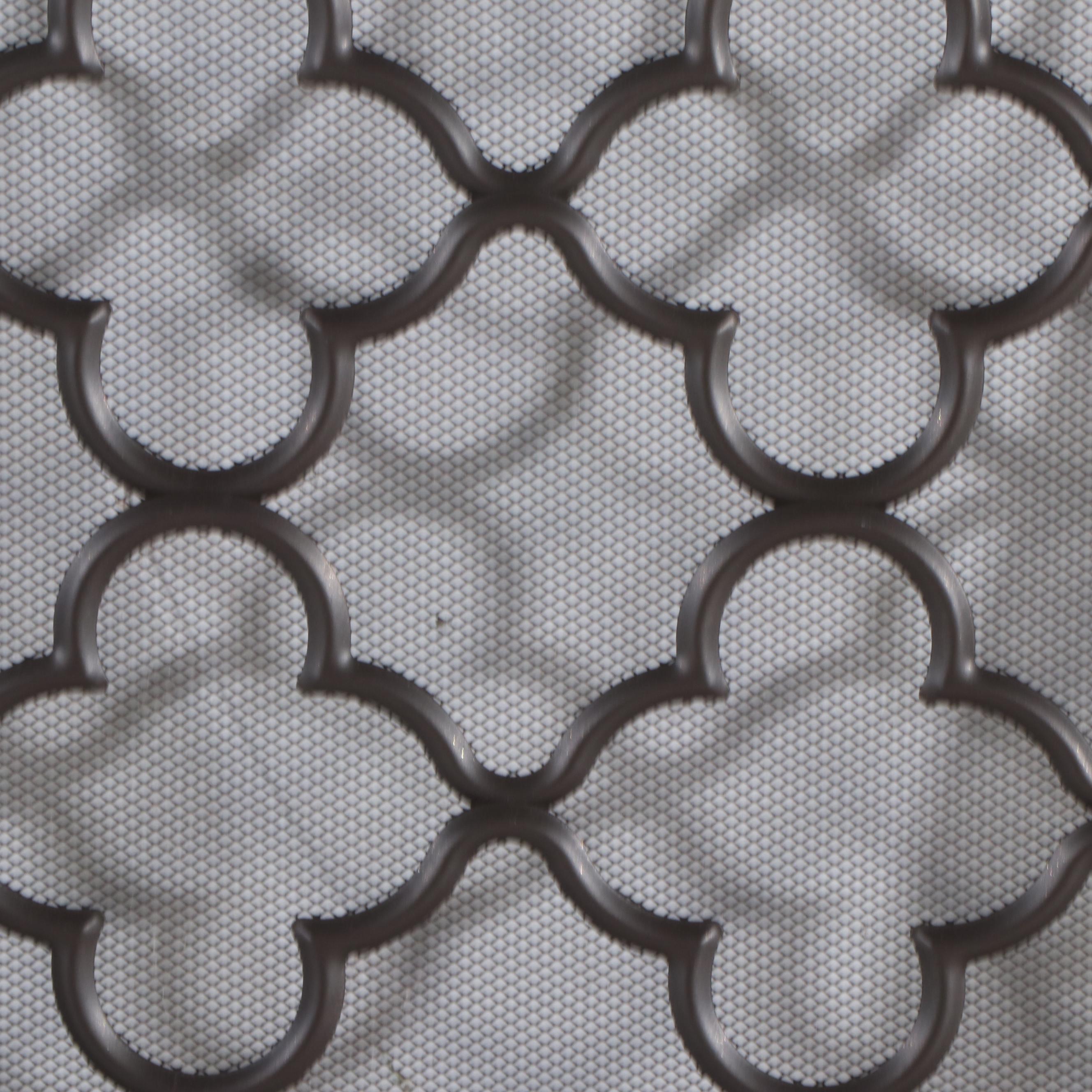 Plow & Hearth Geometric Fireplace Screen with Doors