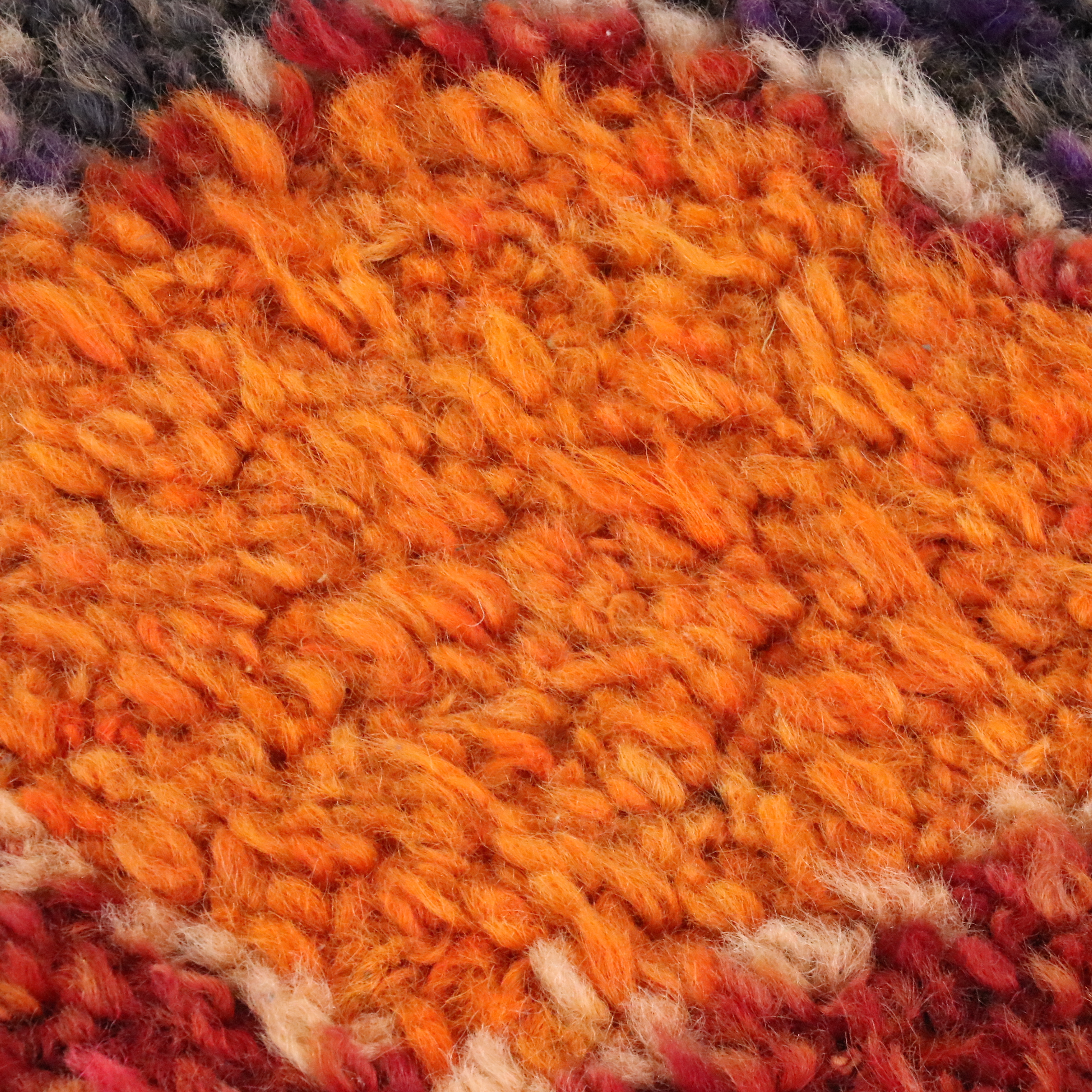 3'4 x 11'7 Hand-Knotted Moroccan Berber Carpet Runner Long Rug