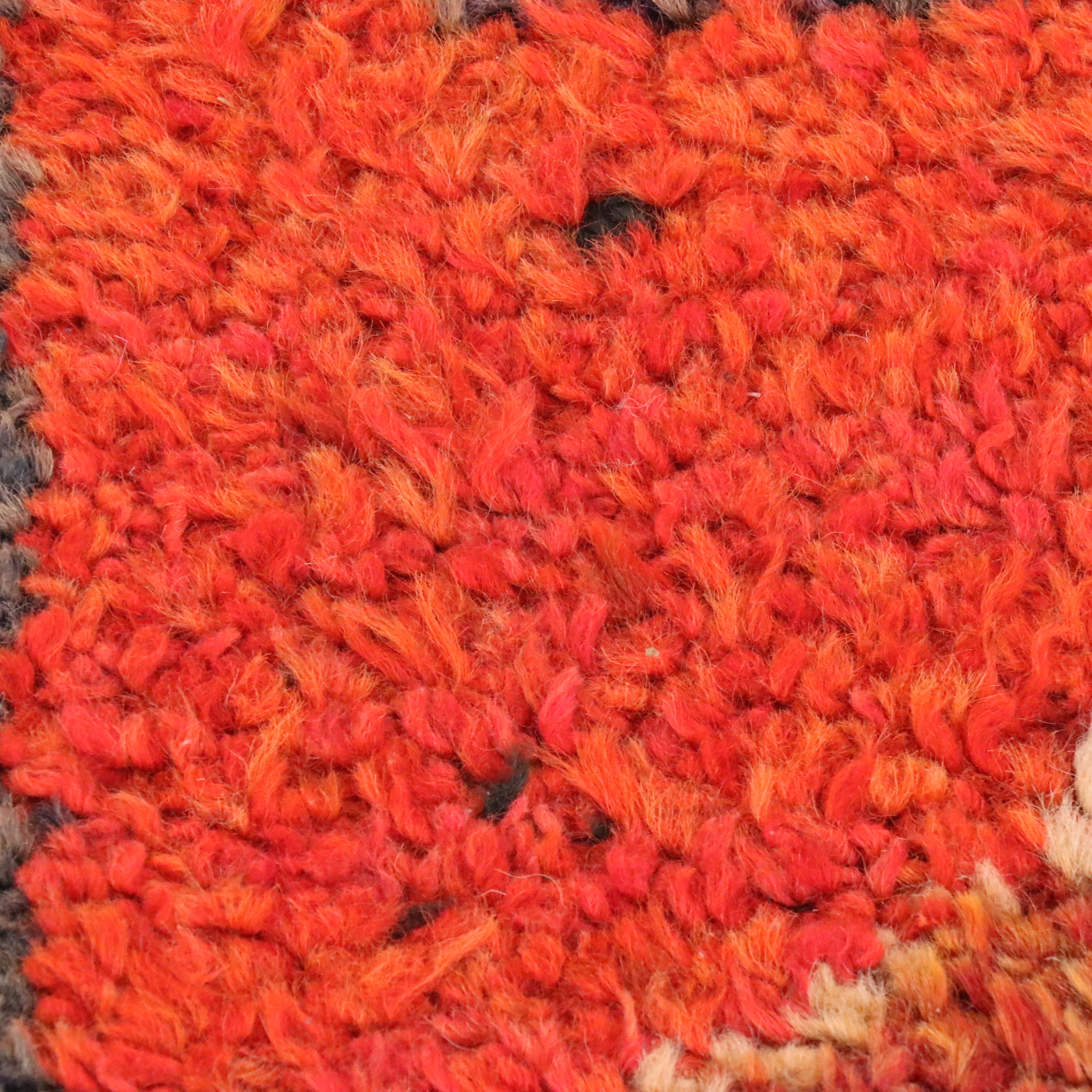 3'4 x 11'7 Hand-Knotted Moroccan Berber Carpet Runner Long Rug