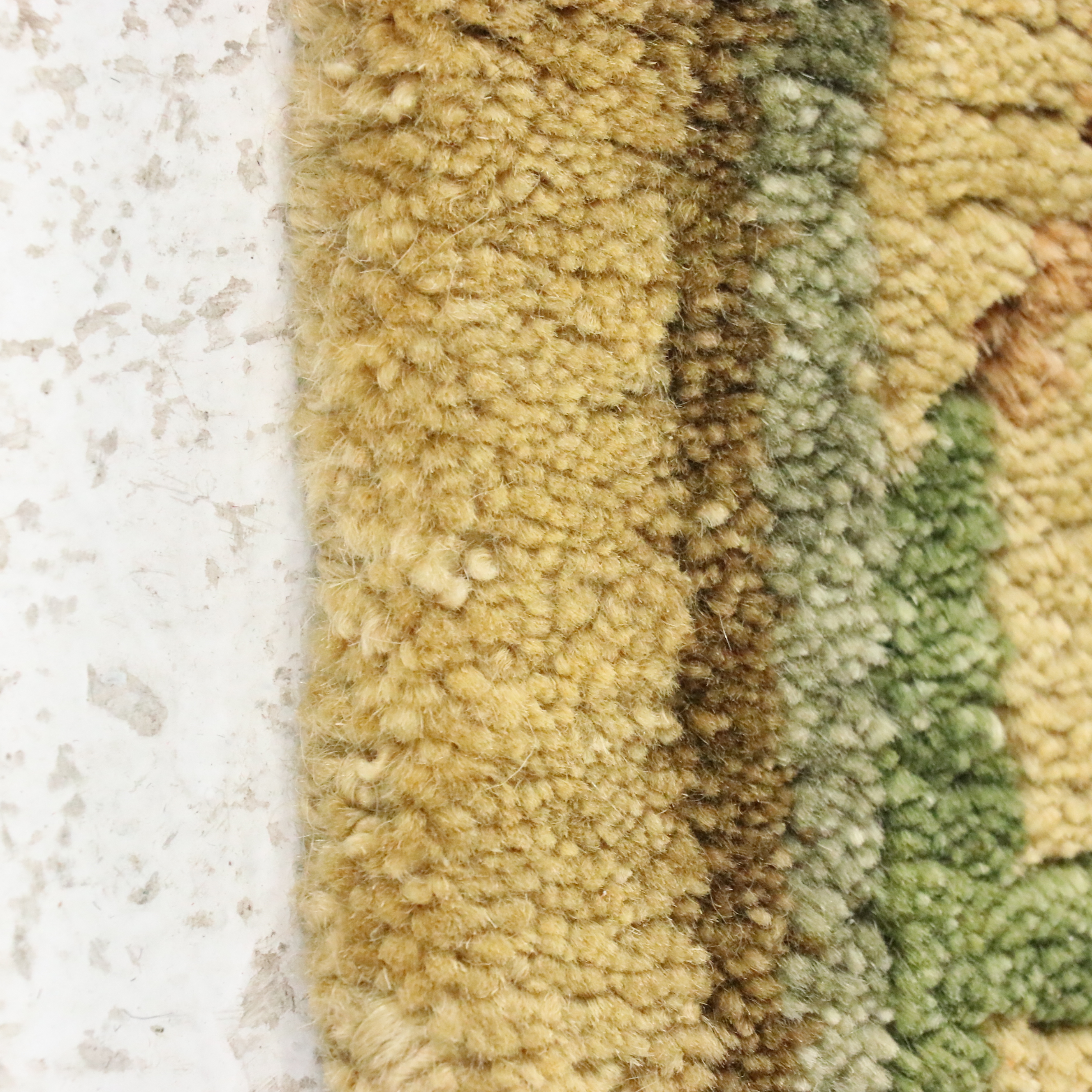 4' x 6'1 Hand-Knotted Nepali Vine Motif Area Rug