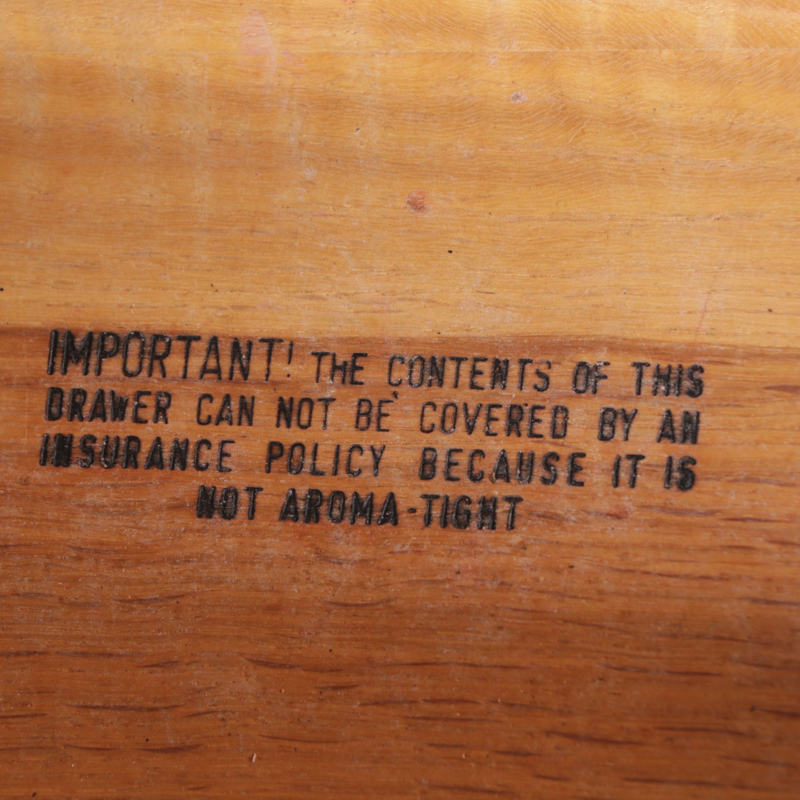 Lane Art Deco Style Burl and Walnut Waterfall Front Cedar Lined Chest