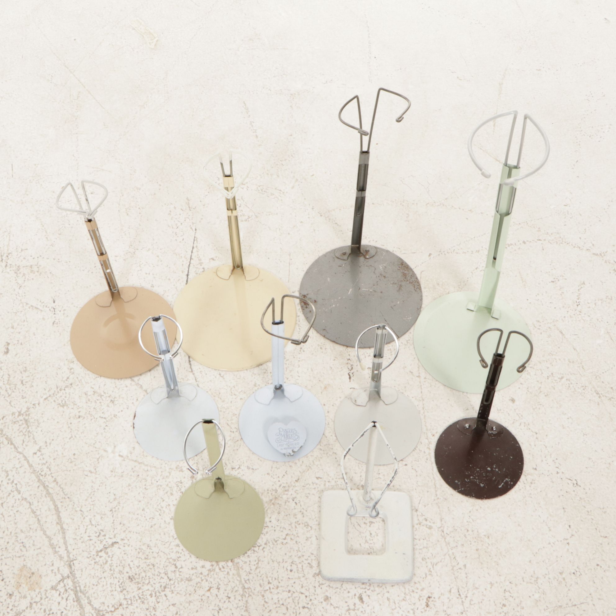 Collection of Doll Stands