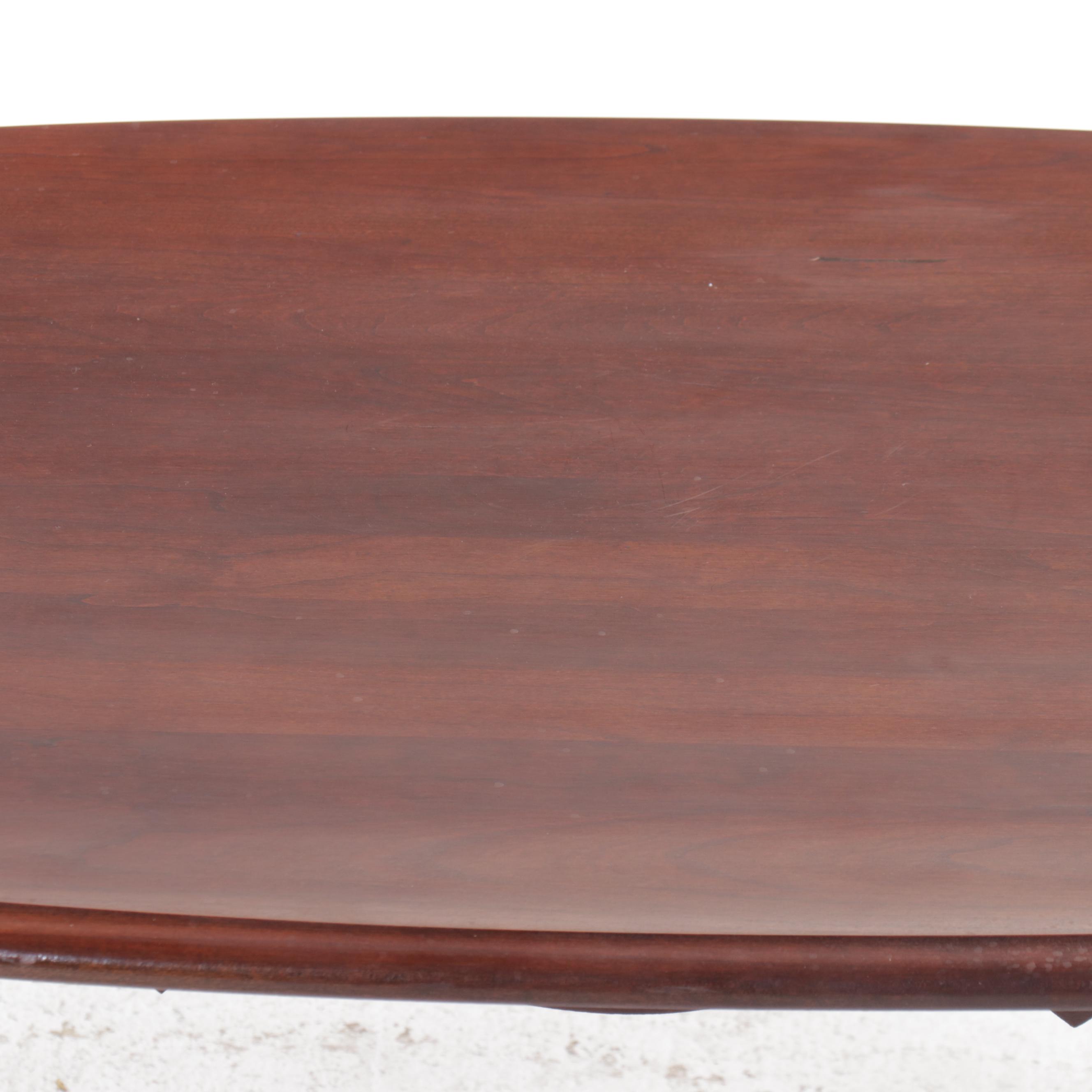 Queen Anne Style Mahogany Coffee Table