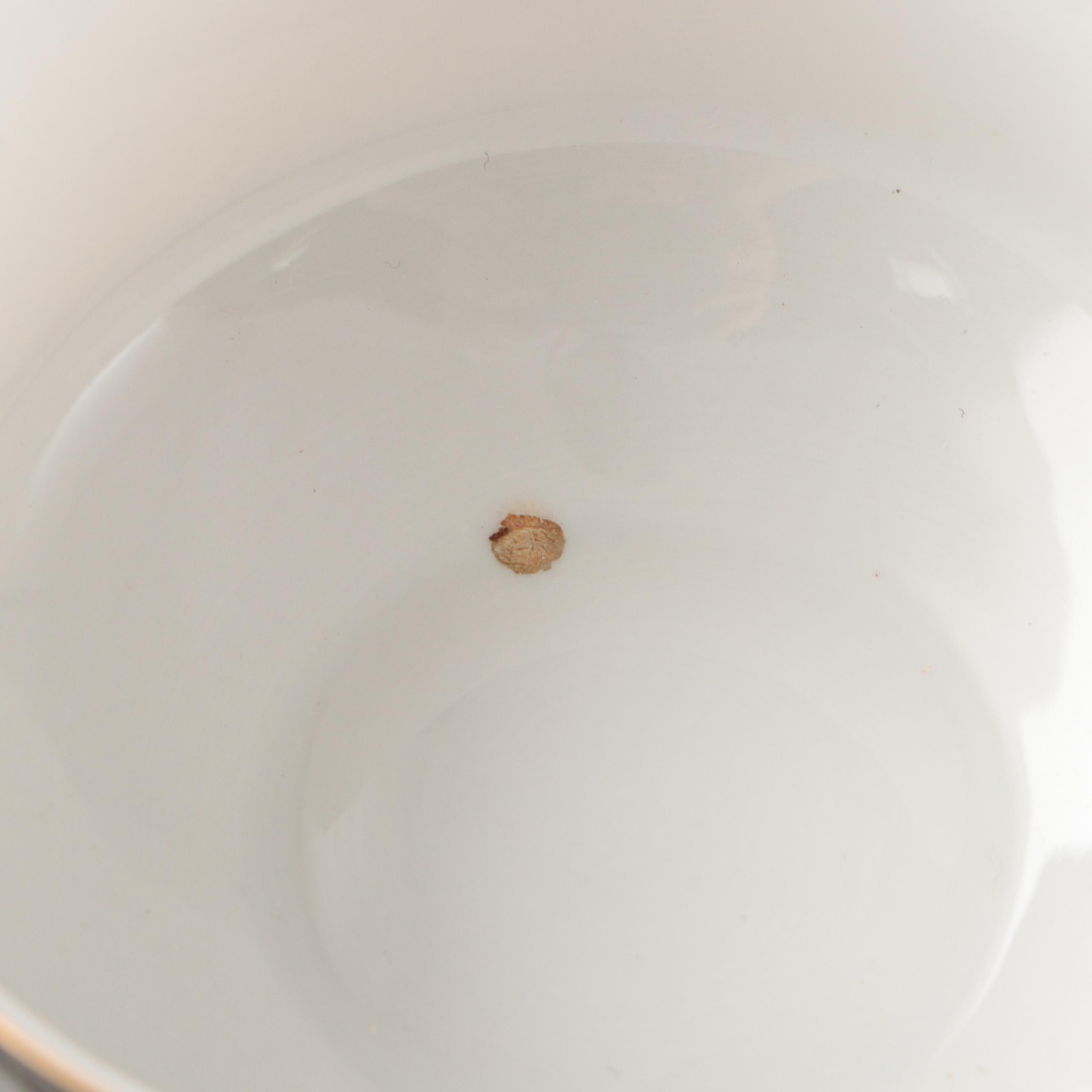 Zeh Scherzer Gilt Porcelain Dinnerware with Serving Pieces, Early to Mid-20th C.