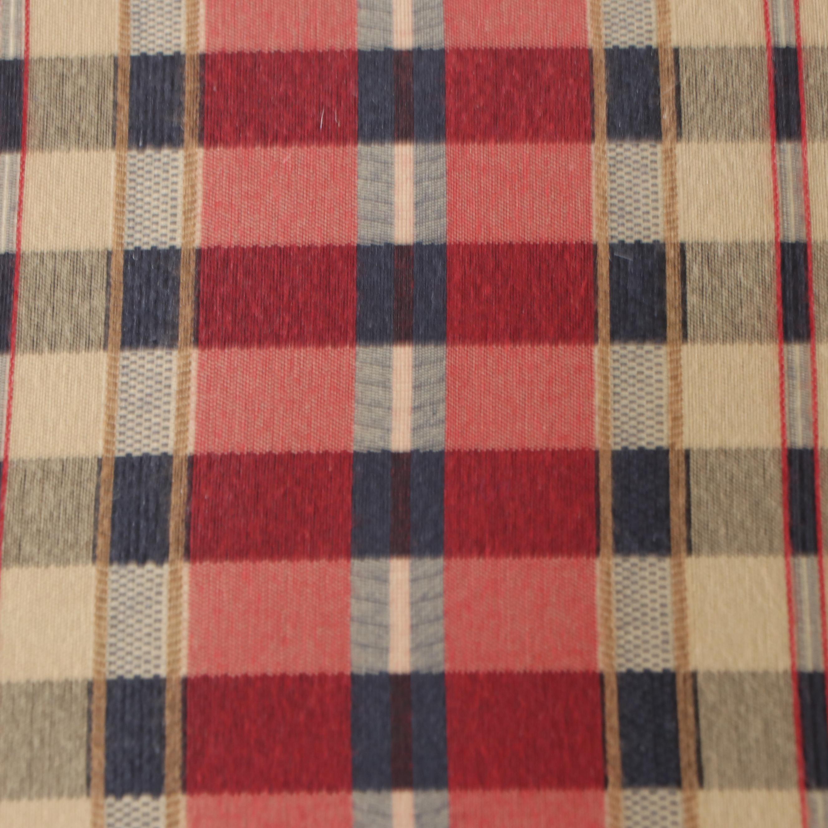 Mixed Fabric Upholstered Chaise