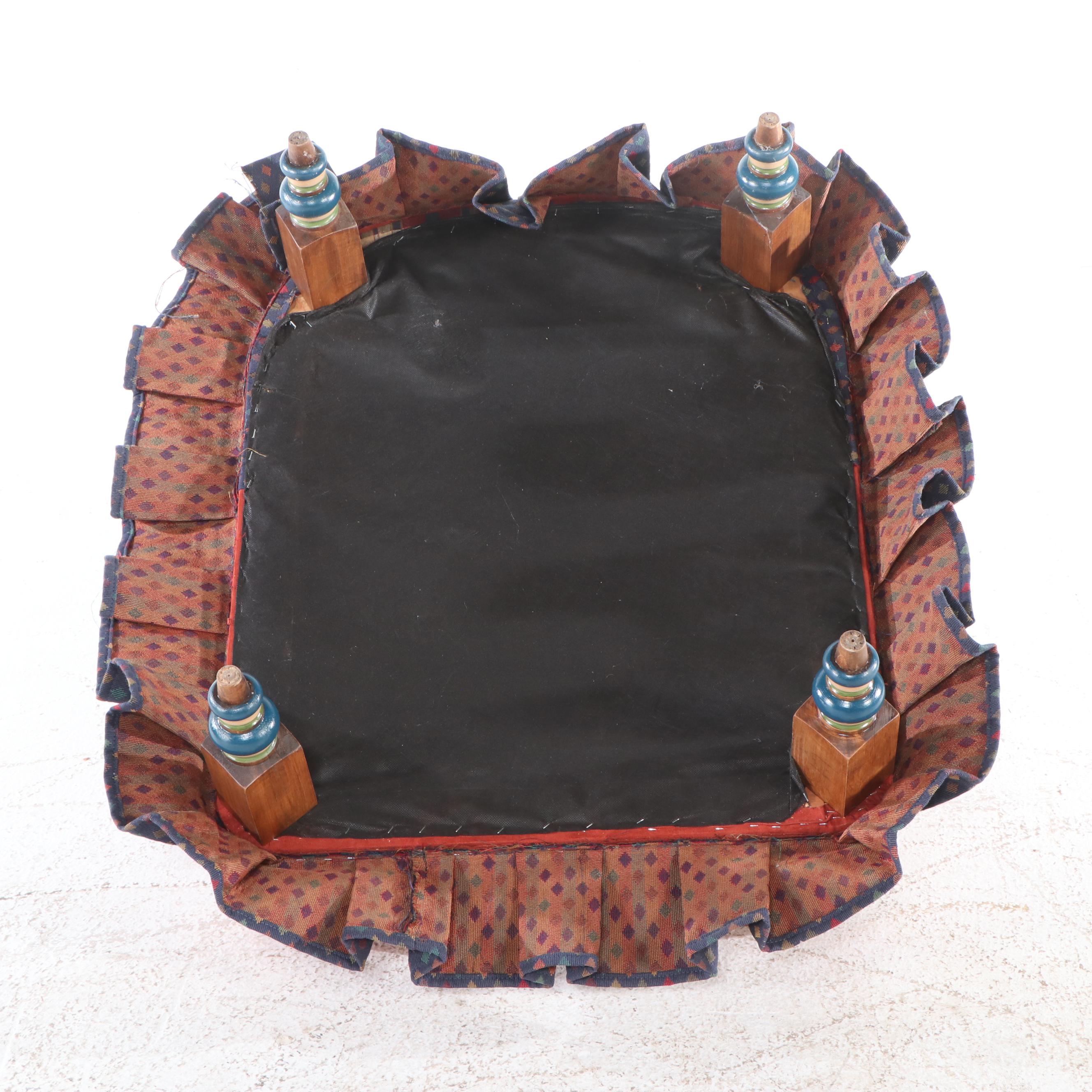 Mixed Fabric Upholstered Chaise