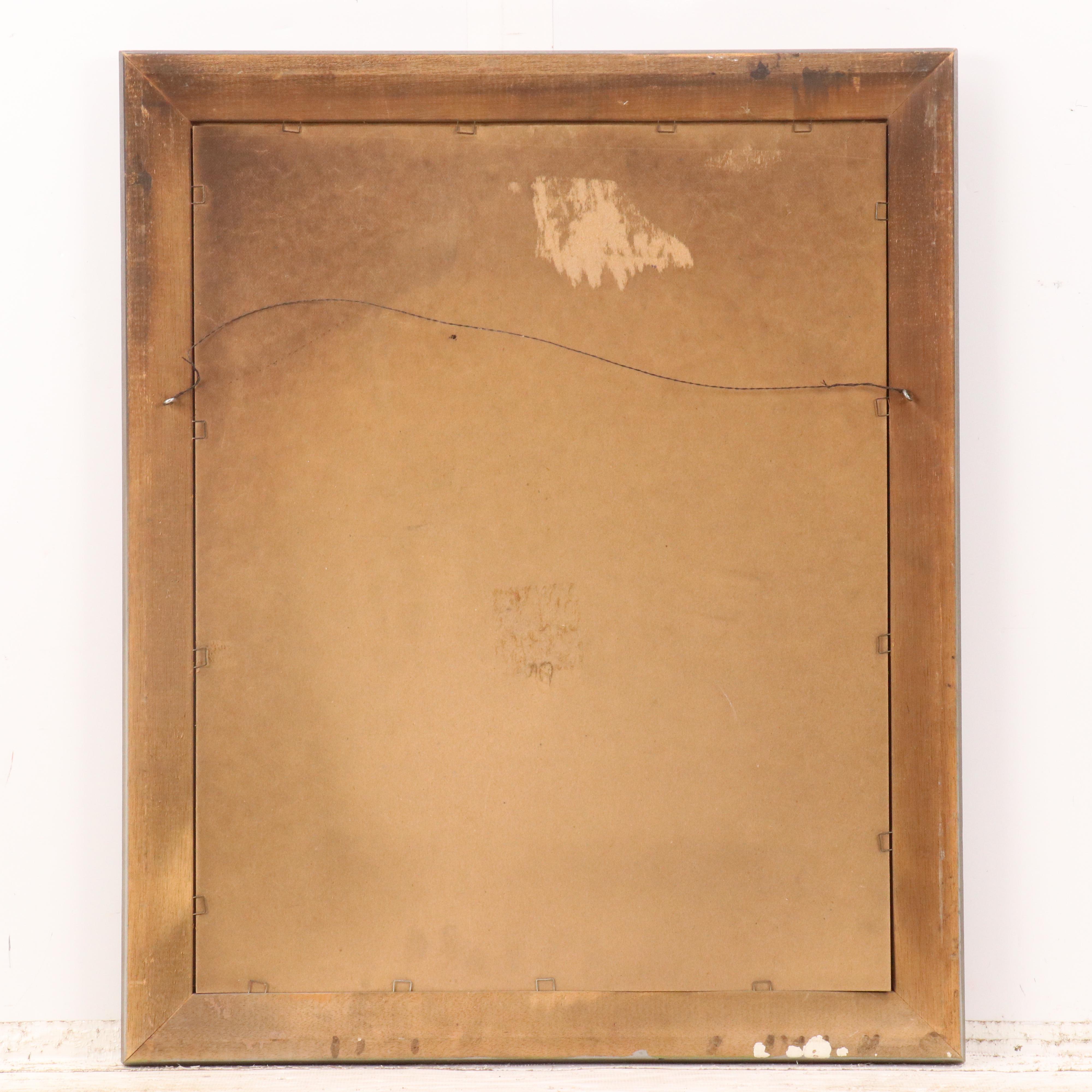 Thomas L. Willis Jr. Still Life Mixed Media Drawing, 1967