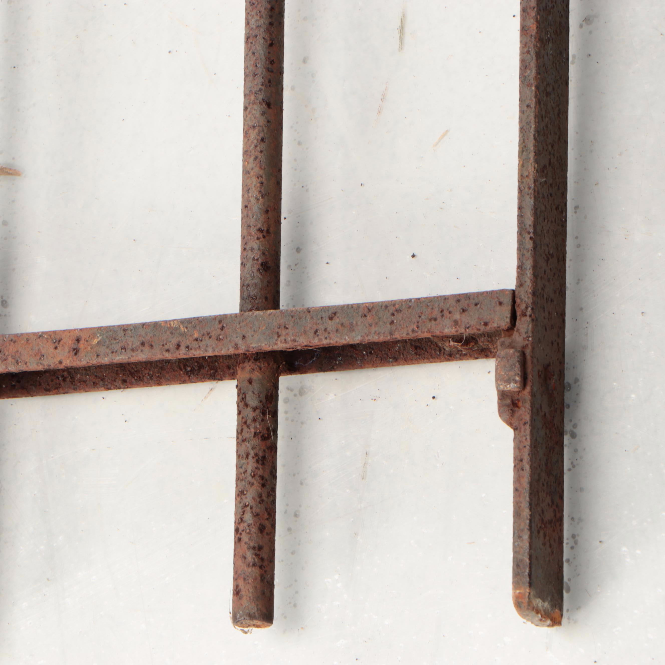 Cincinnati Stewart Ironworks Cast Iron Gate, Late 19th/Early 20th Century