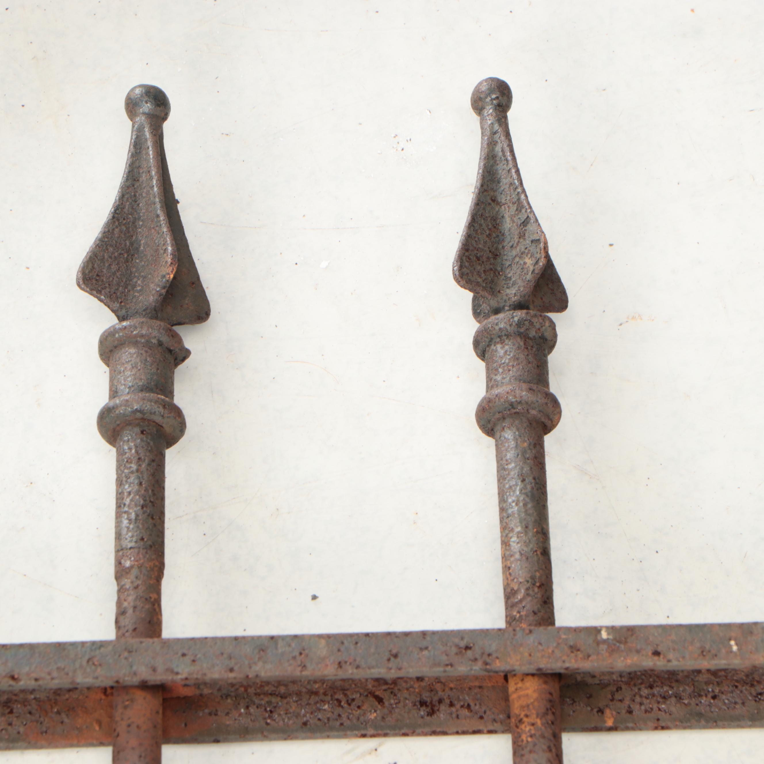 Cincinnati Stewart Ironworks Cast Iron Gate, Late 19th/Early 20th Century