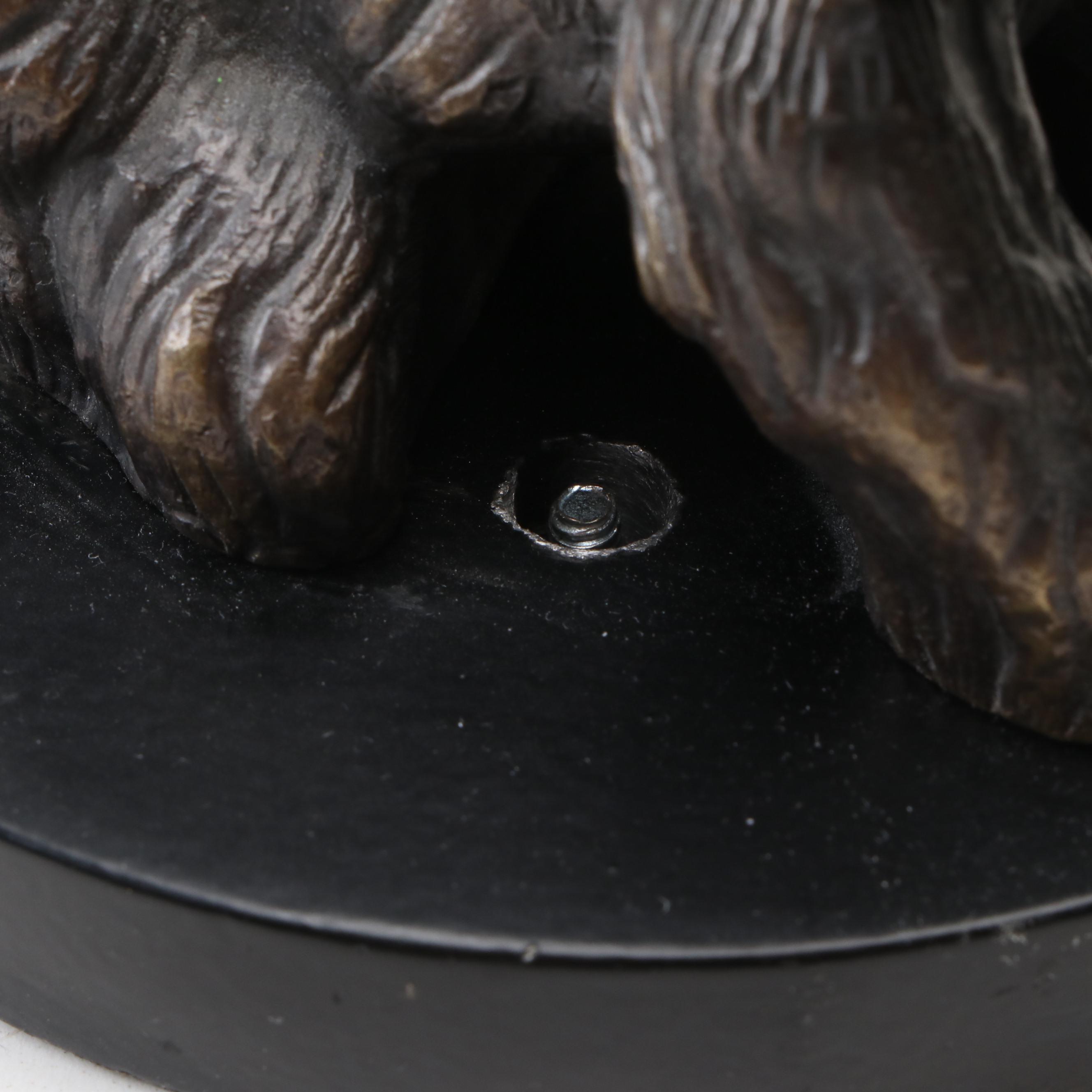 Bronze Finished Scottie Dog Bookends