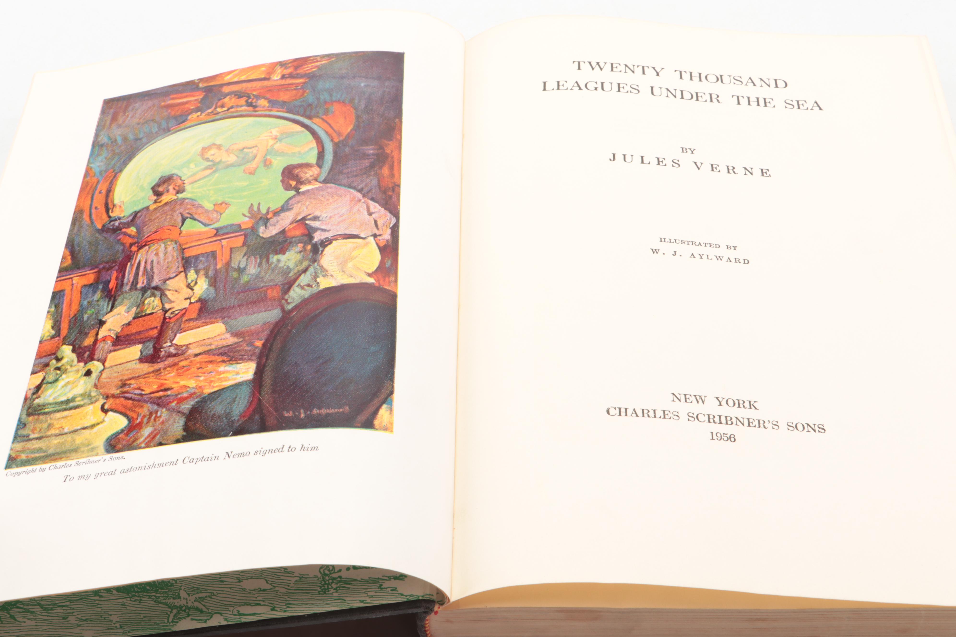 W. J. Aylward Illustrated "Twenty Thousand Leagues Under the Sea" by Jules Verne