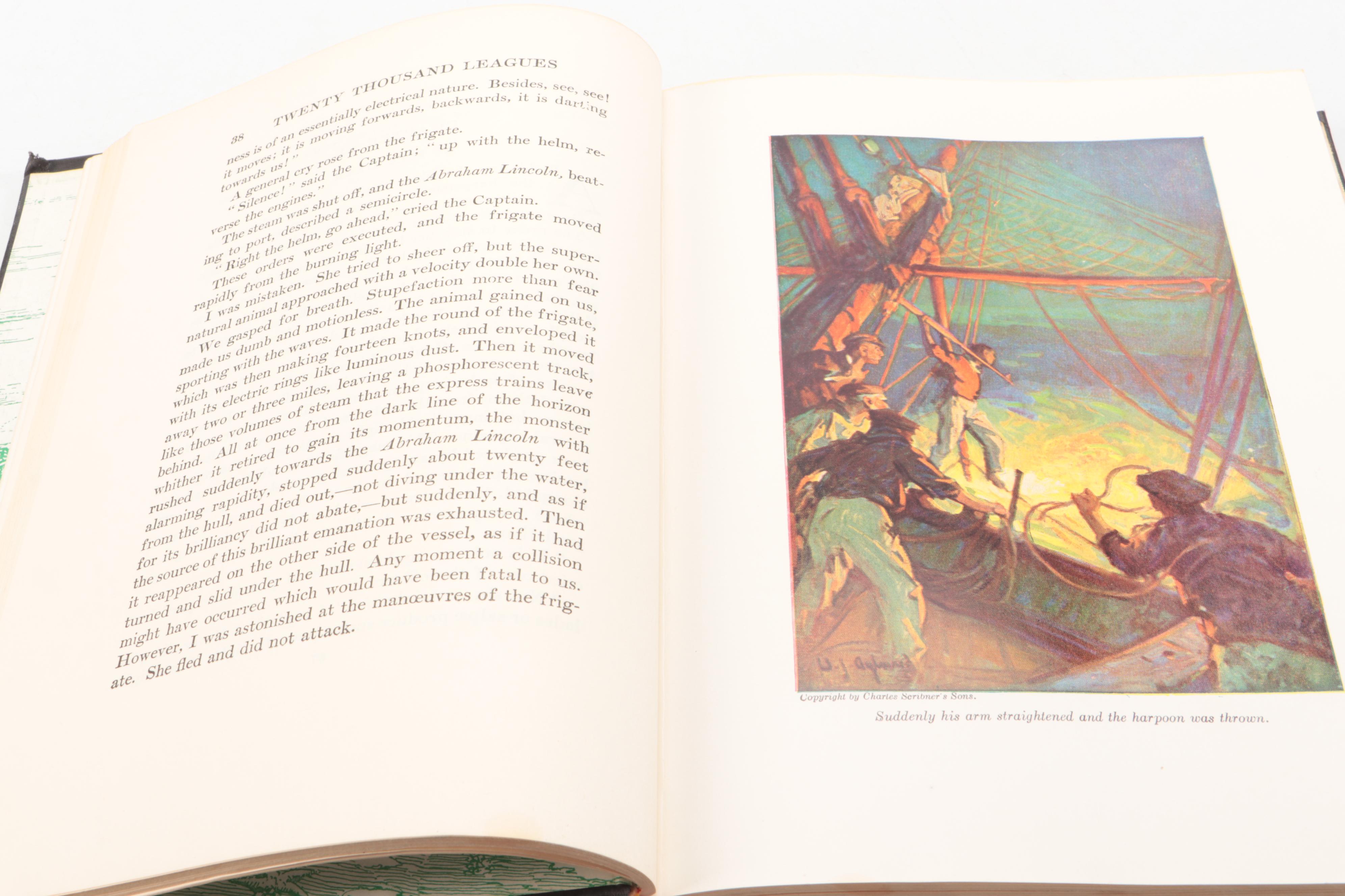 W. J. Aylward Illustrated "Twenty Thousand Leagues Under the Sea" by Jules Verne