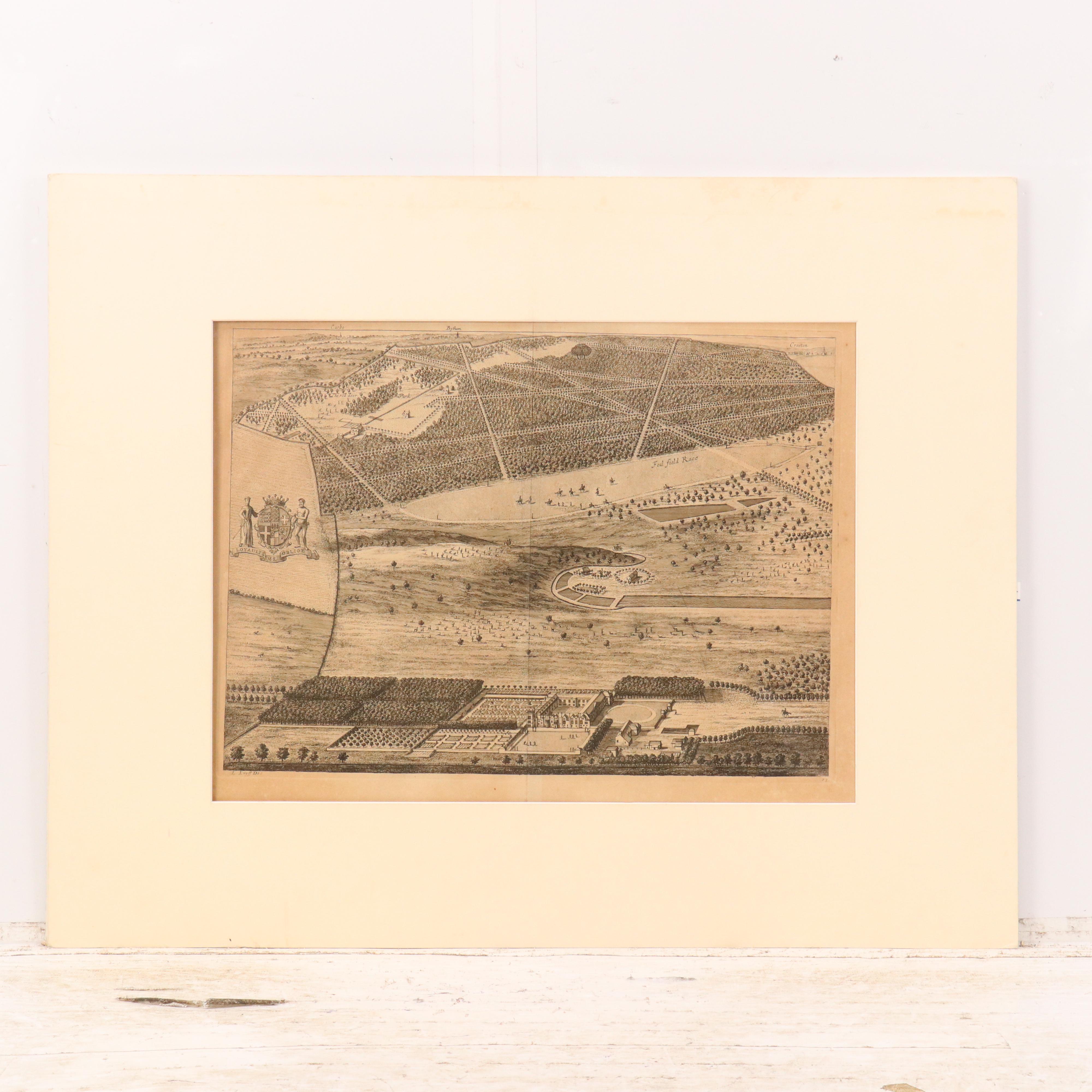 Johannes Kip Engravings of Grimsthorpe Castle, 18th Century