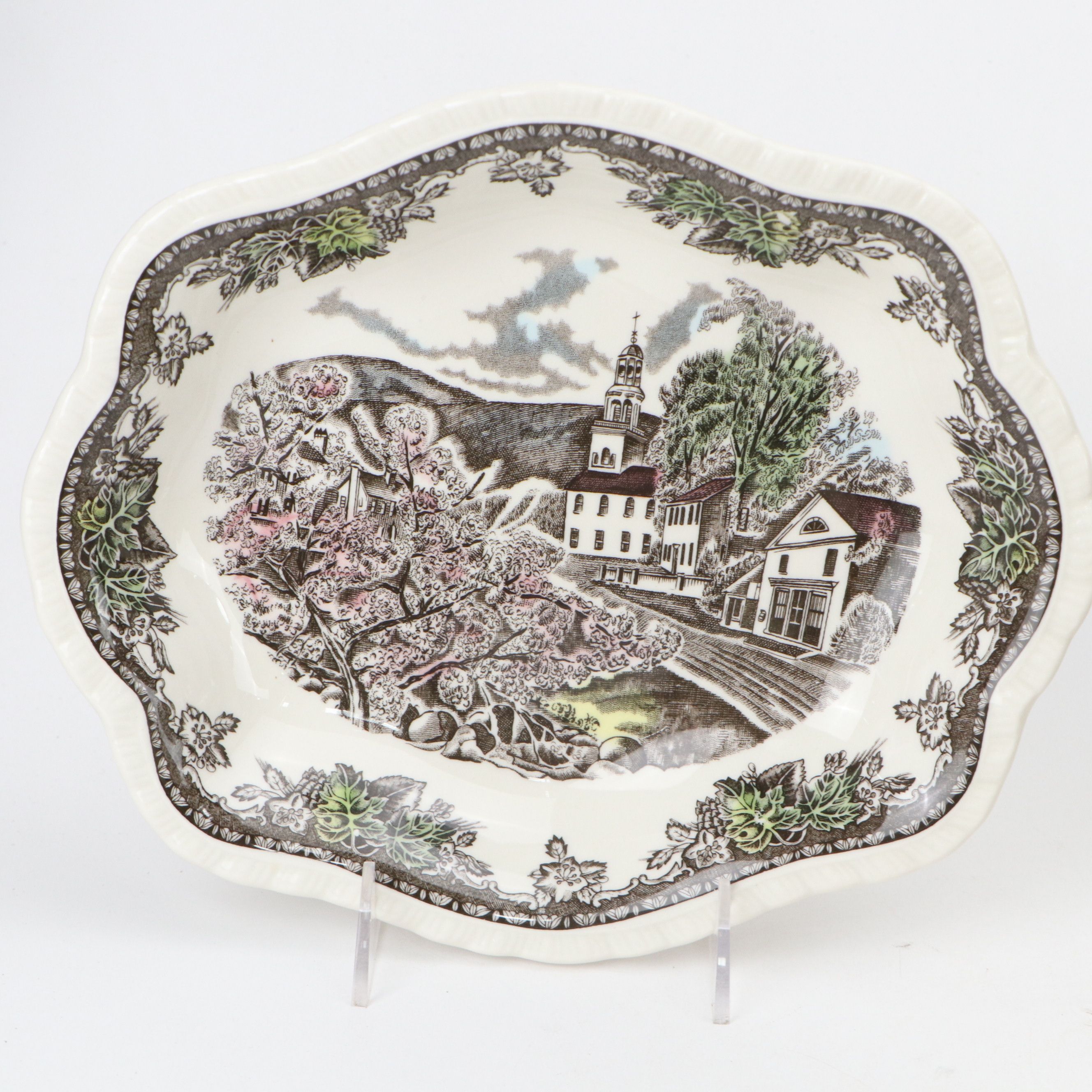 Johnson Bros. "The Friendly Village" Earthenware and Glass Dinnerware