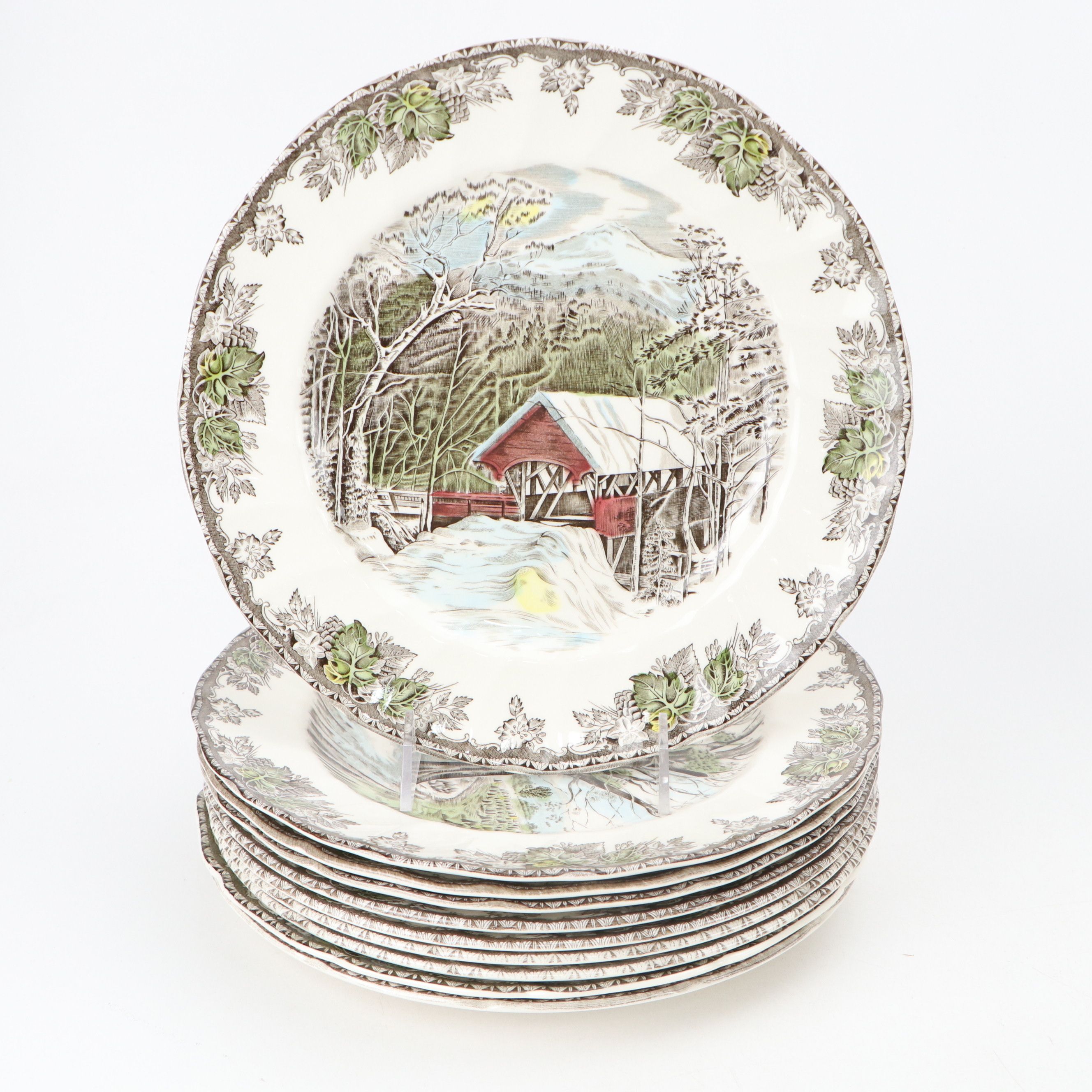 Johnson Bros. "The Friendly Village" Earthenware and Glass Dinnerware