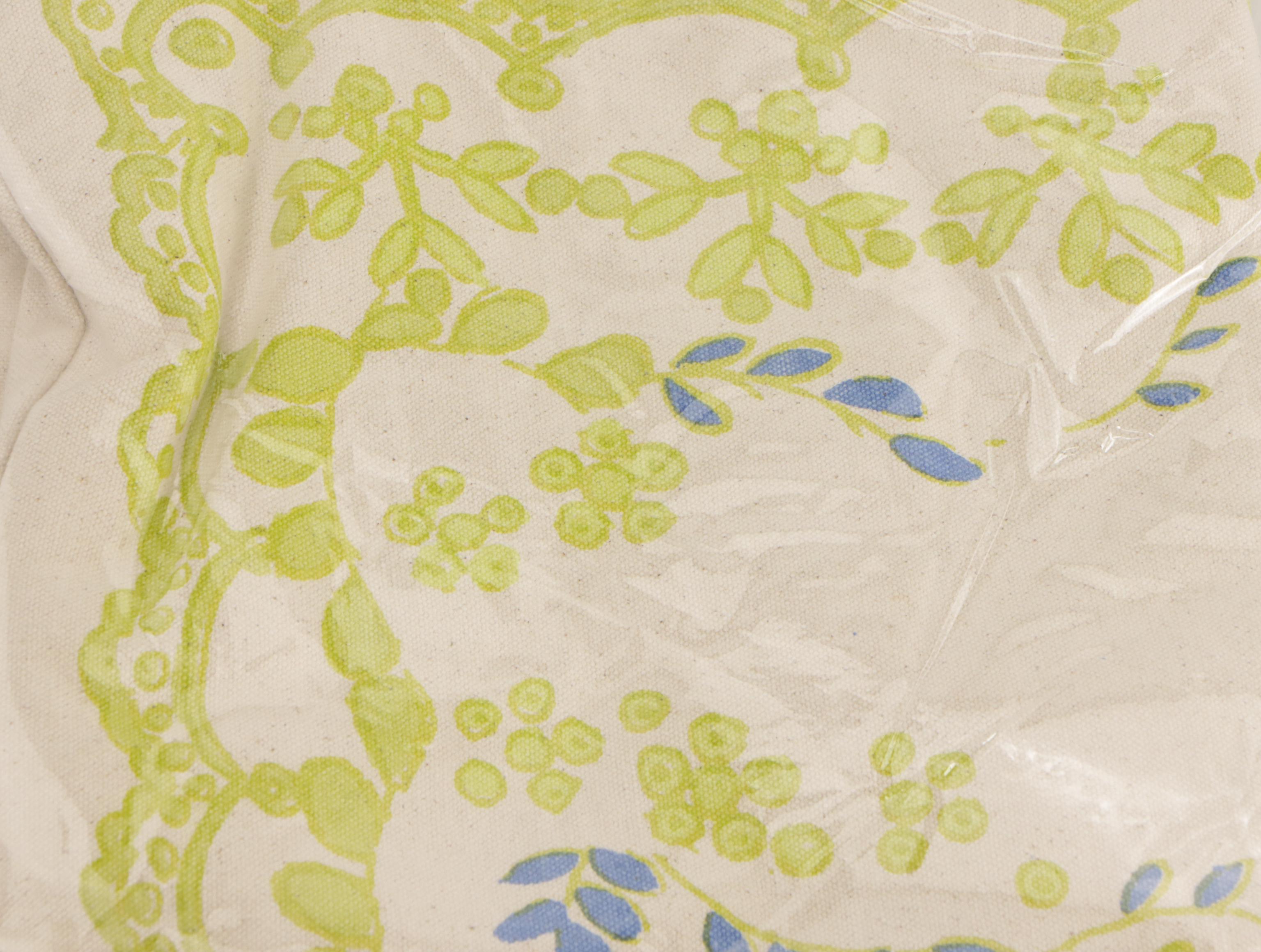 Olive Street Totes and Zip Pouch in Multicolored Printed Cotton Canvas