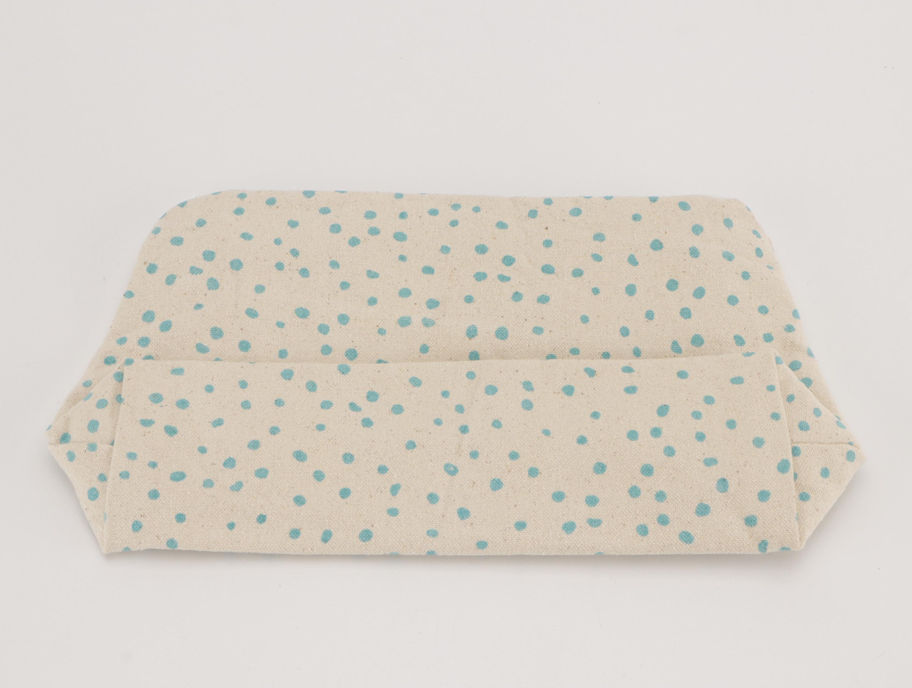 Olive Street Totes and Zip Pouch in Multicolored Printed Cotton Canvas