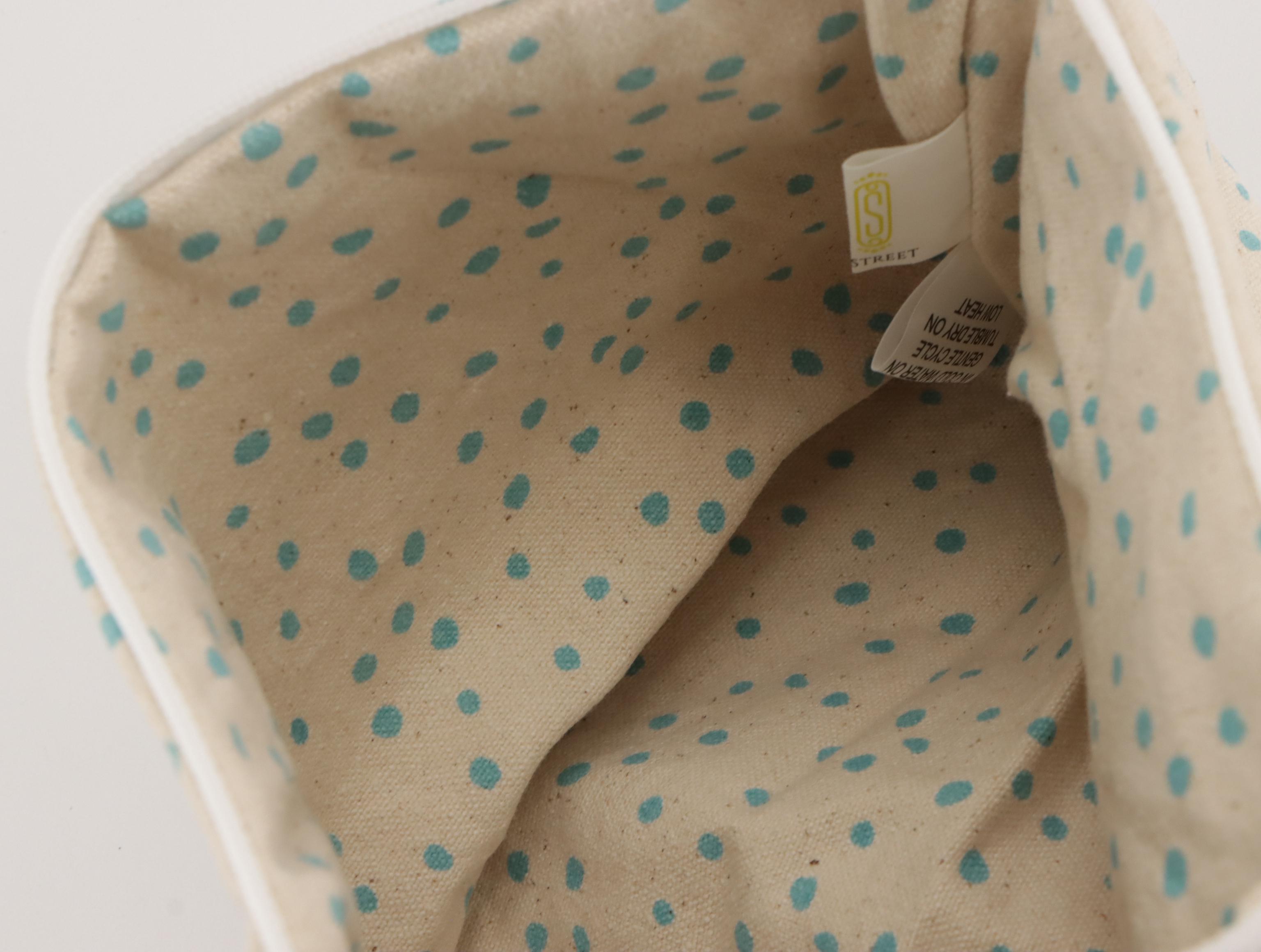 Olive Street Totes and Zip Pouch in Multicolored Printed Cotton Canvas