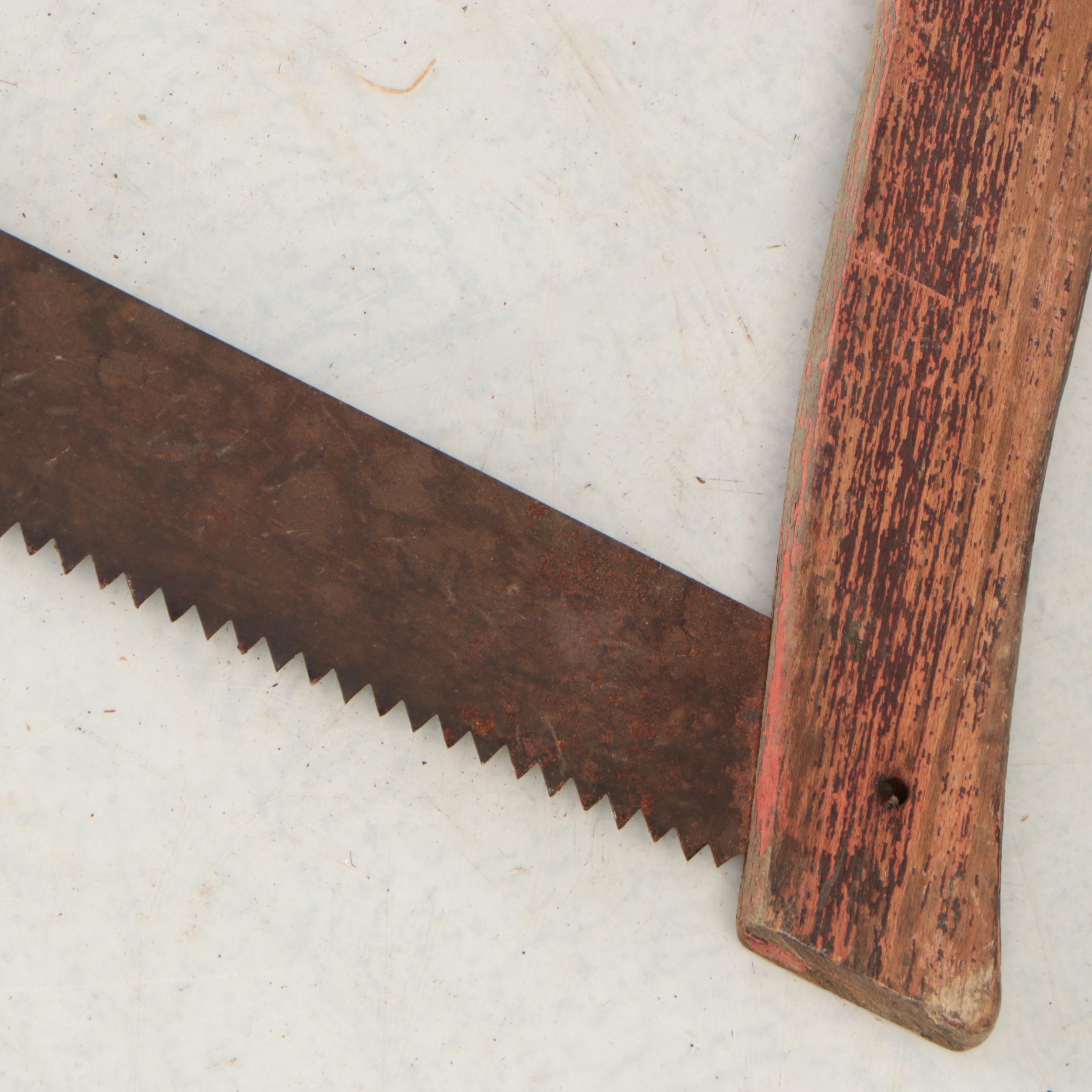 Wood Handled Buck and Hand Saws