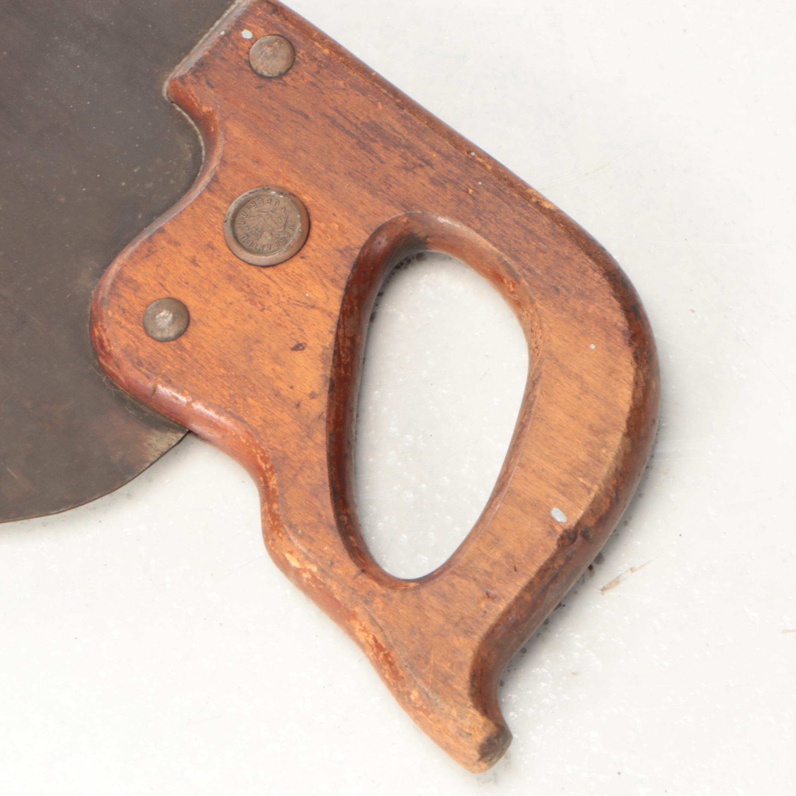 Wood Handled Buck and Hand Saws