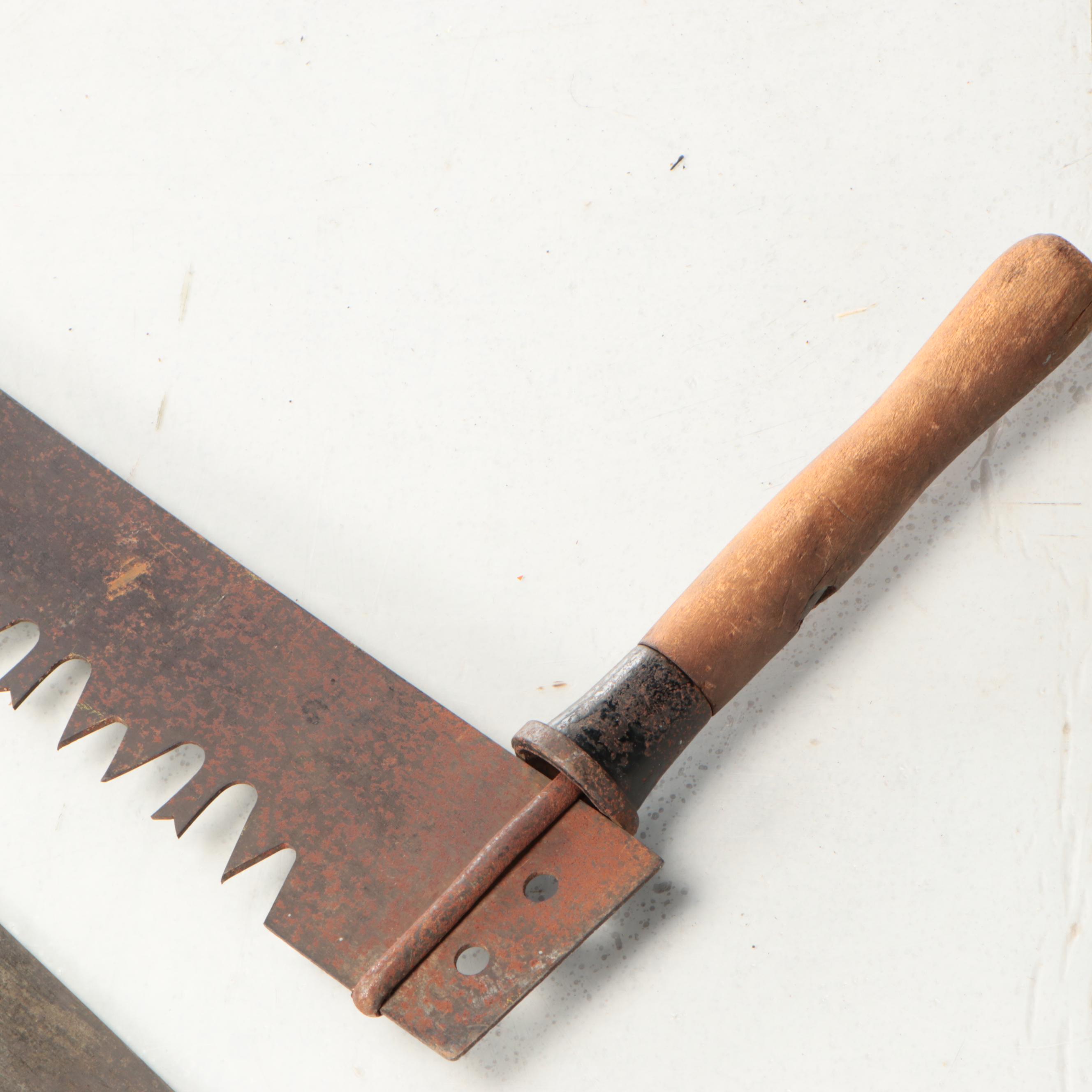 Wood Handled Buck and Hand Saws