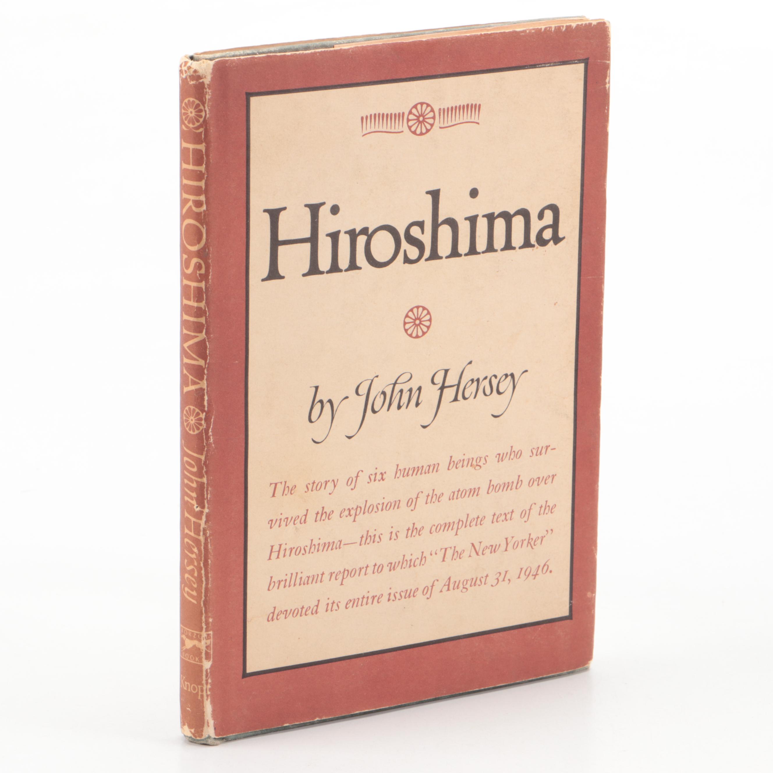 First Edition "Hiroshima" by John Hersey, 1946