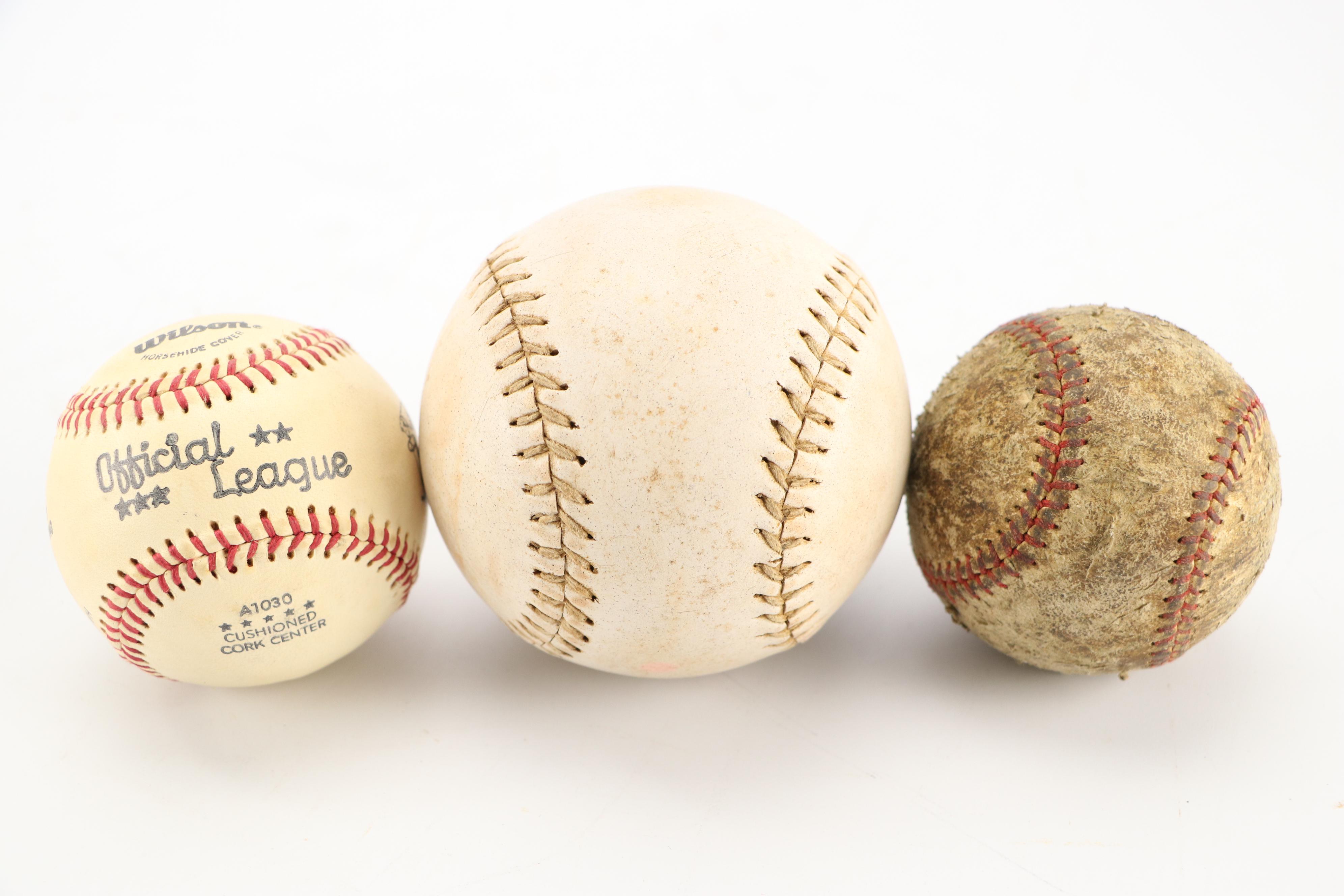 Mike Schmidt Player Model and Other Baseball Gloves with More, Late 20th Century