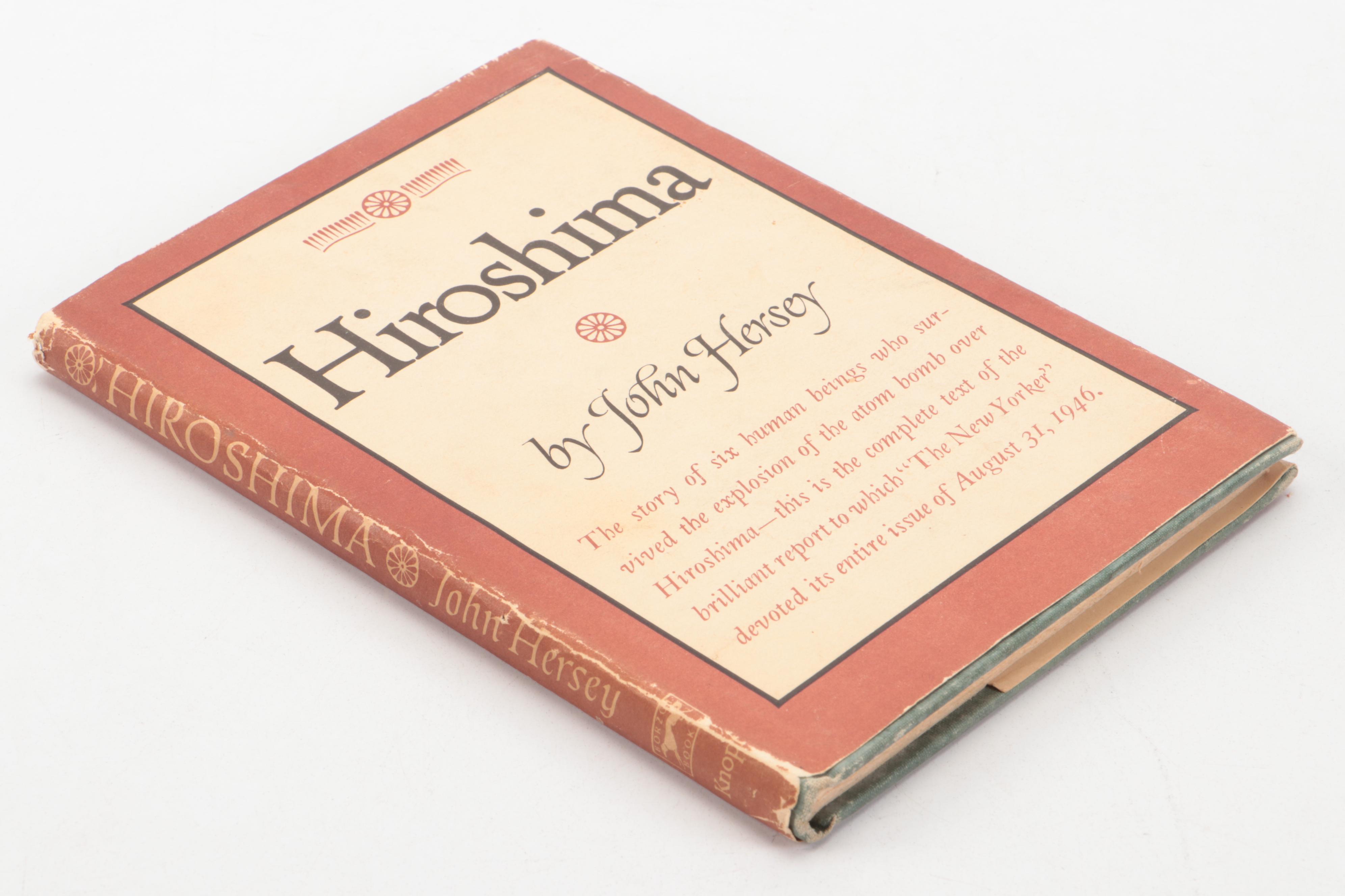 First Edition "Hiroshima" by John Hersey, 1946