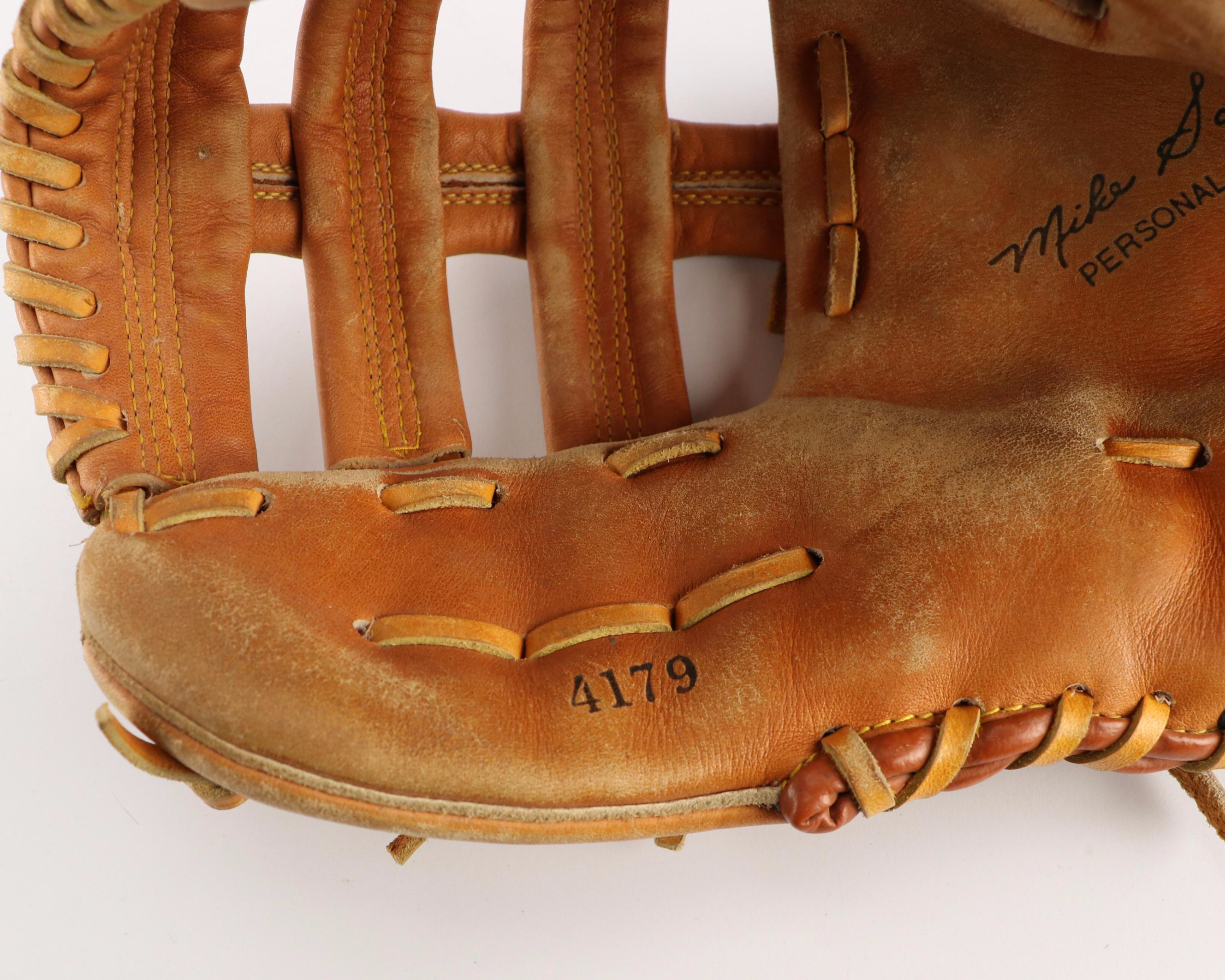 Mike Schmidt Player Model and Other Baseball Gloves with More, Late 20th Century