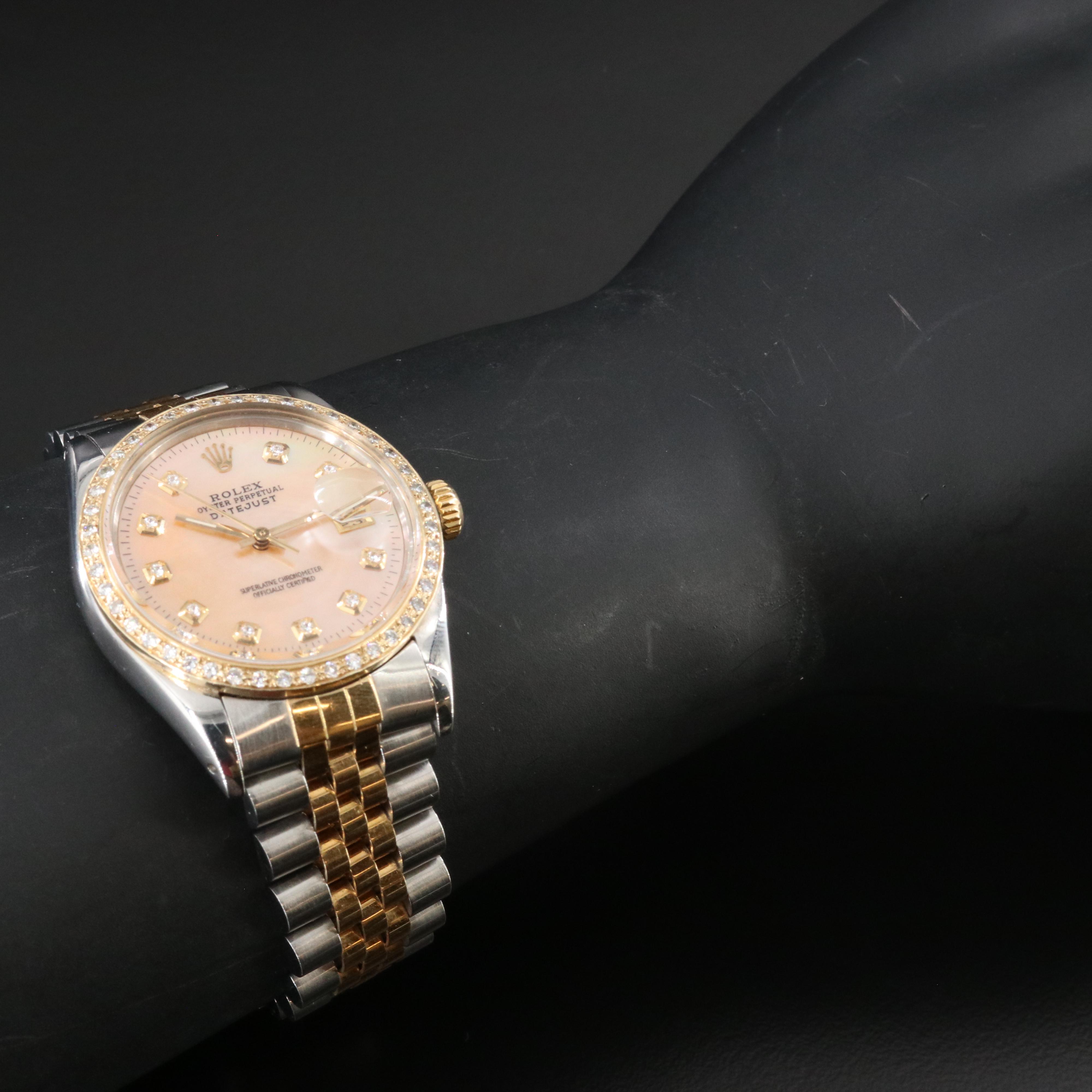 Rolex Datejust 16253 Custom Watch c. 1986