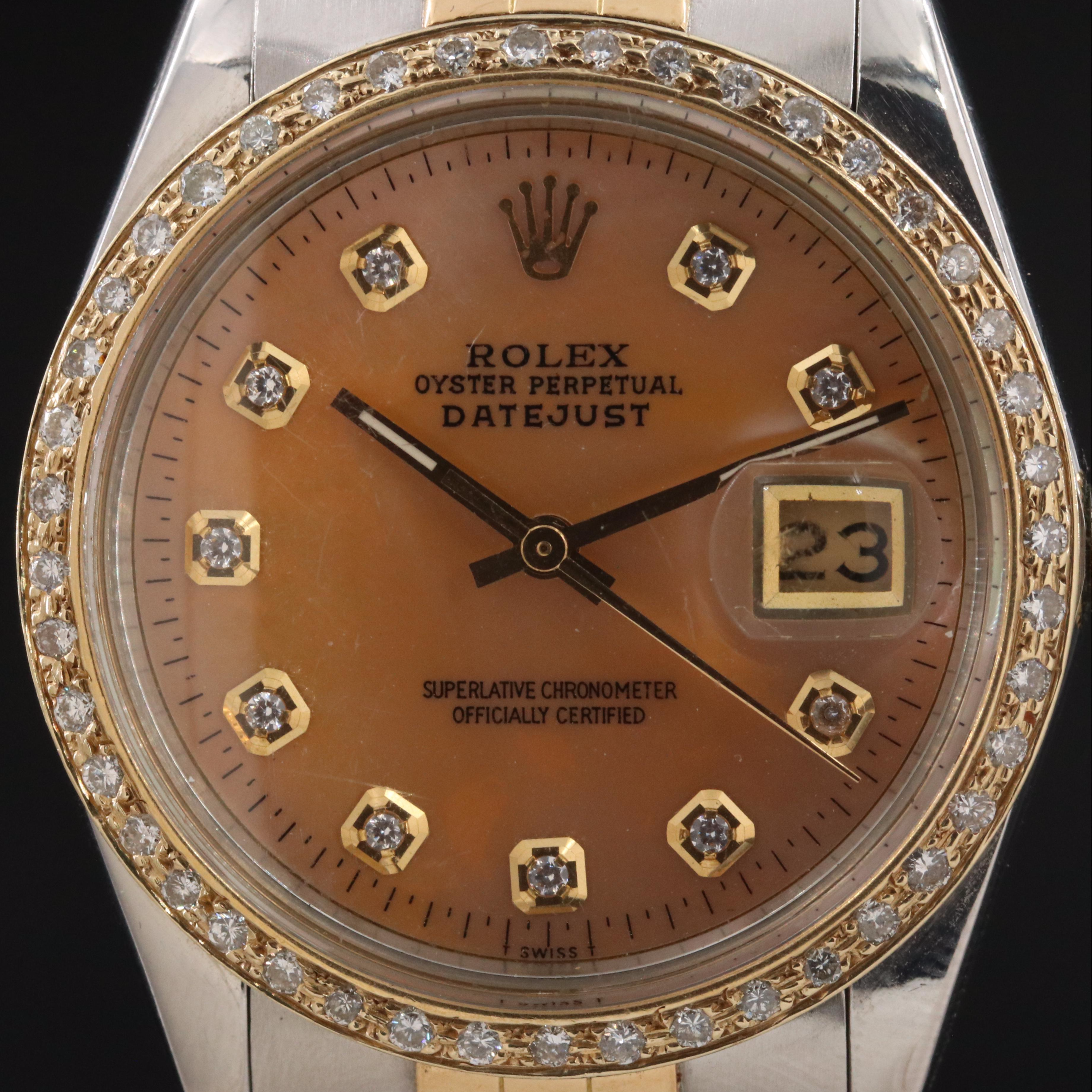 Rolex Datejust 16253 Custom Watch c. 1986