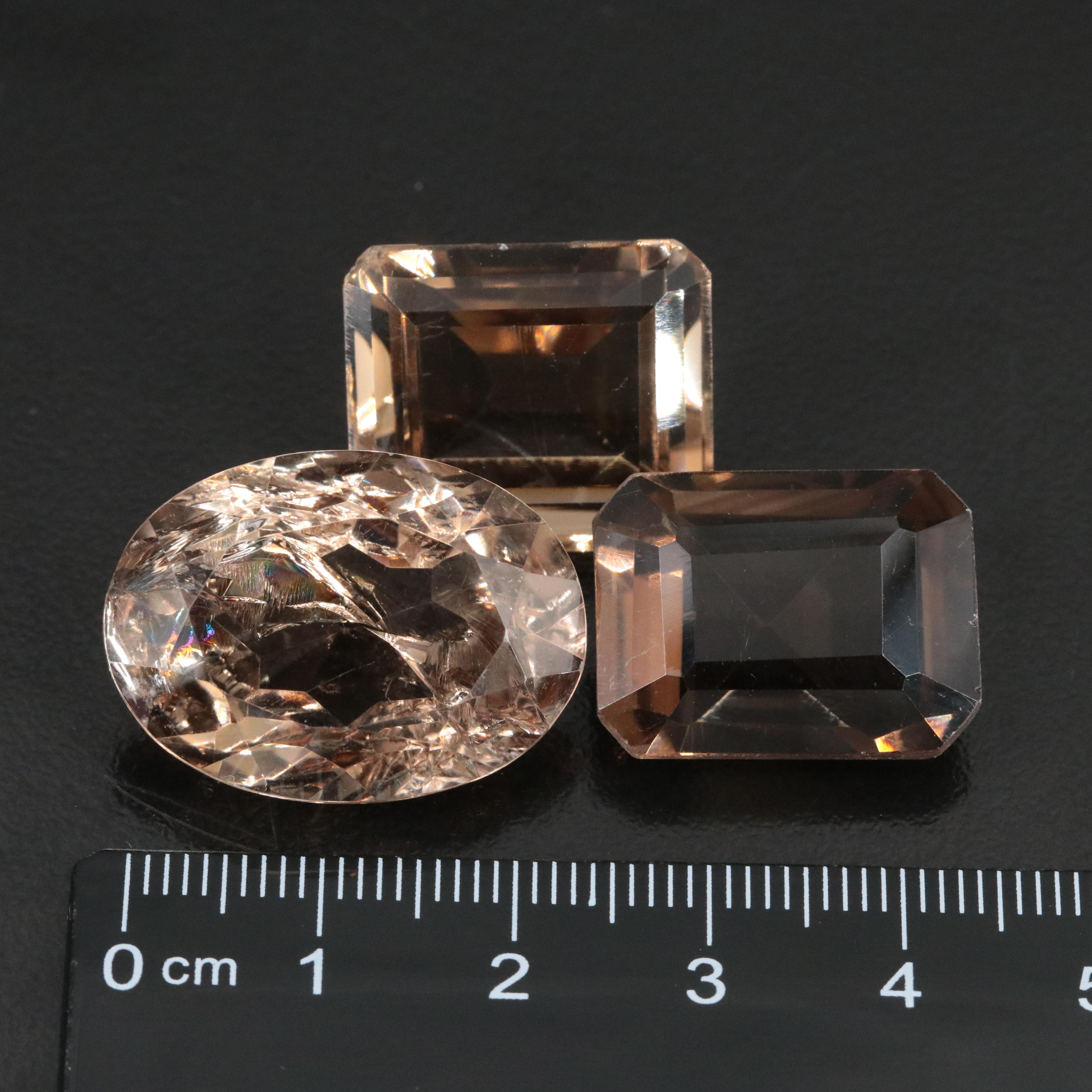 Loose 74.89 CTW Smoky Quartz Lot