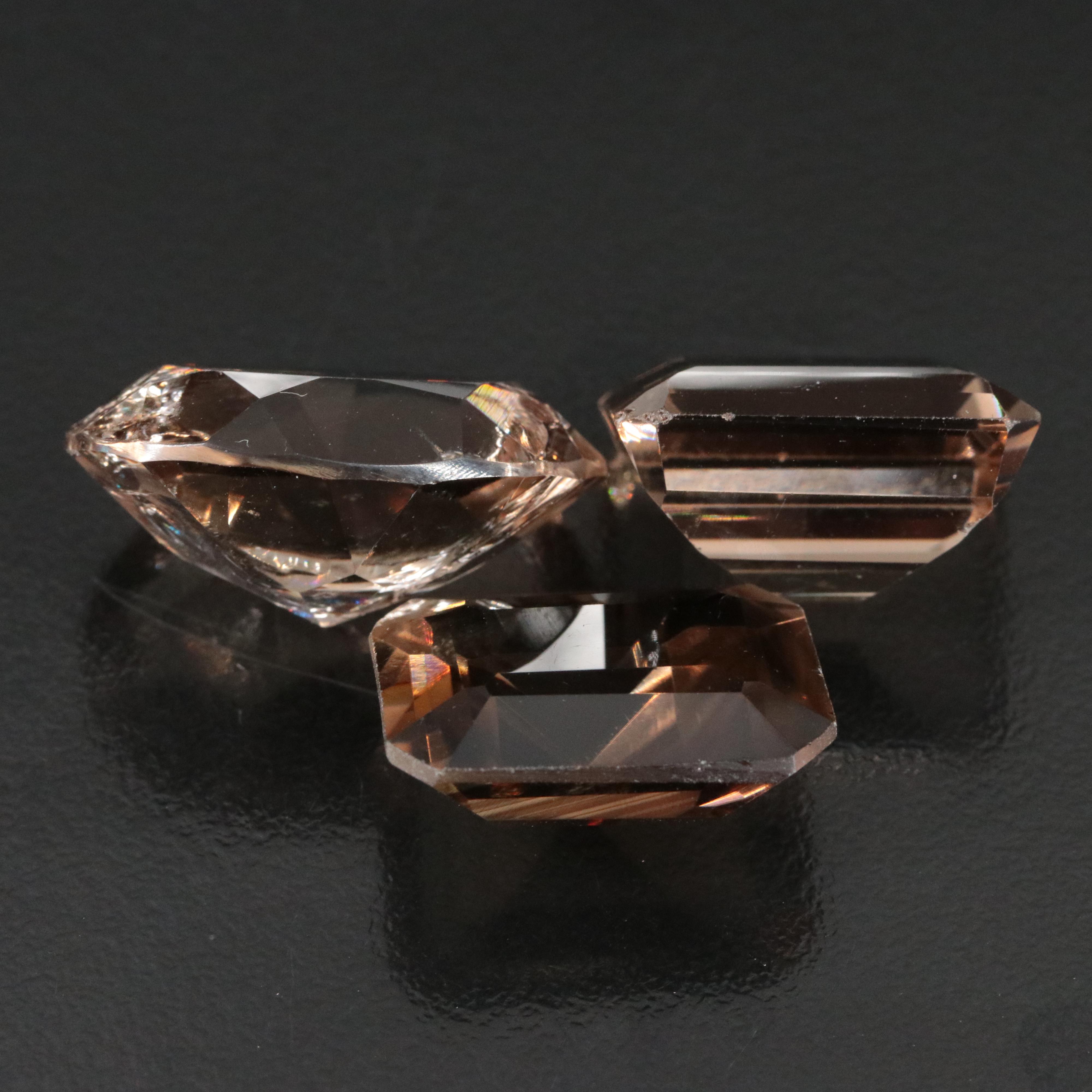 Loose 74.89 CTW Smoky Quartz Lot