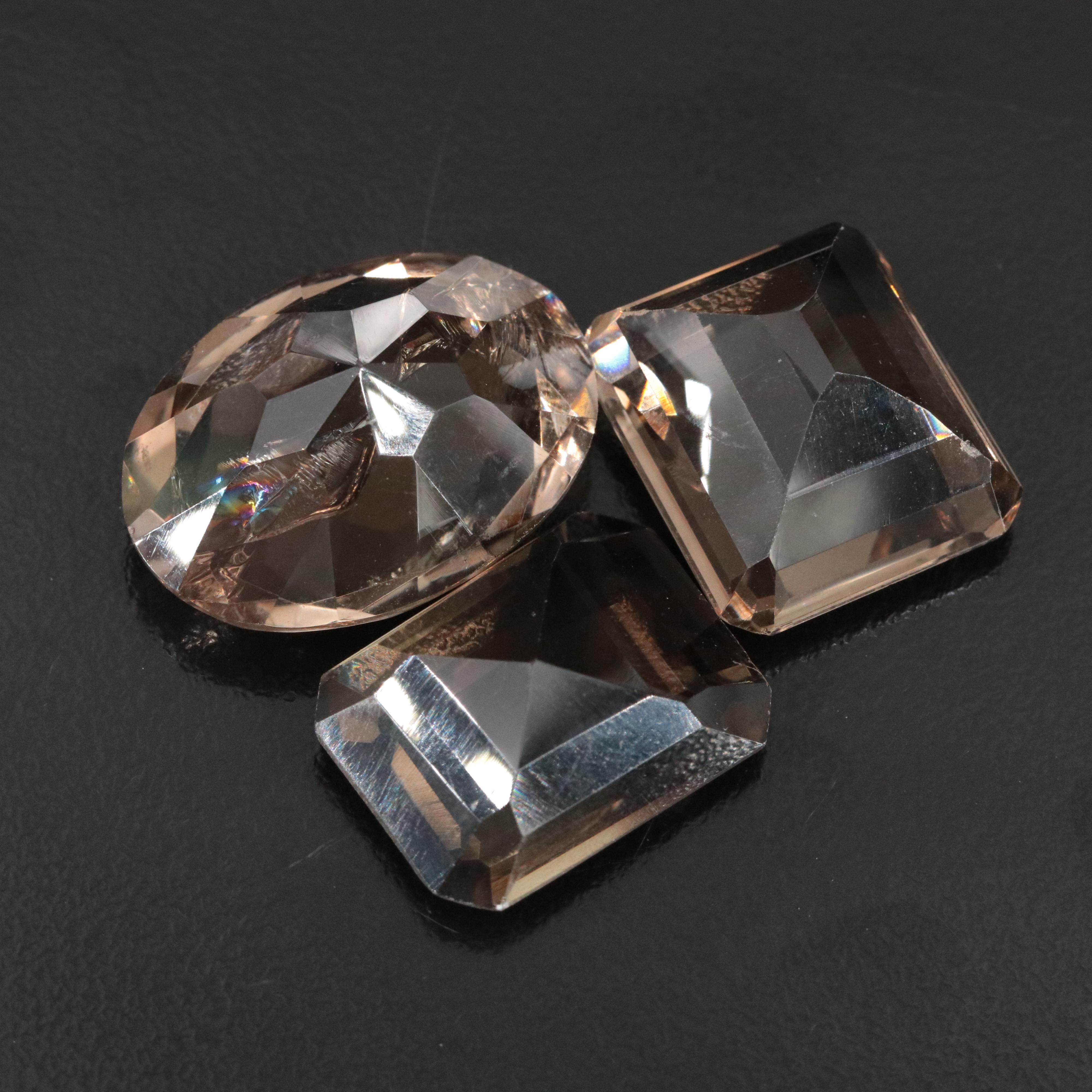 Loose 74.89 CTW Smoky Quartz Lot