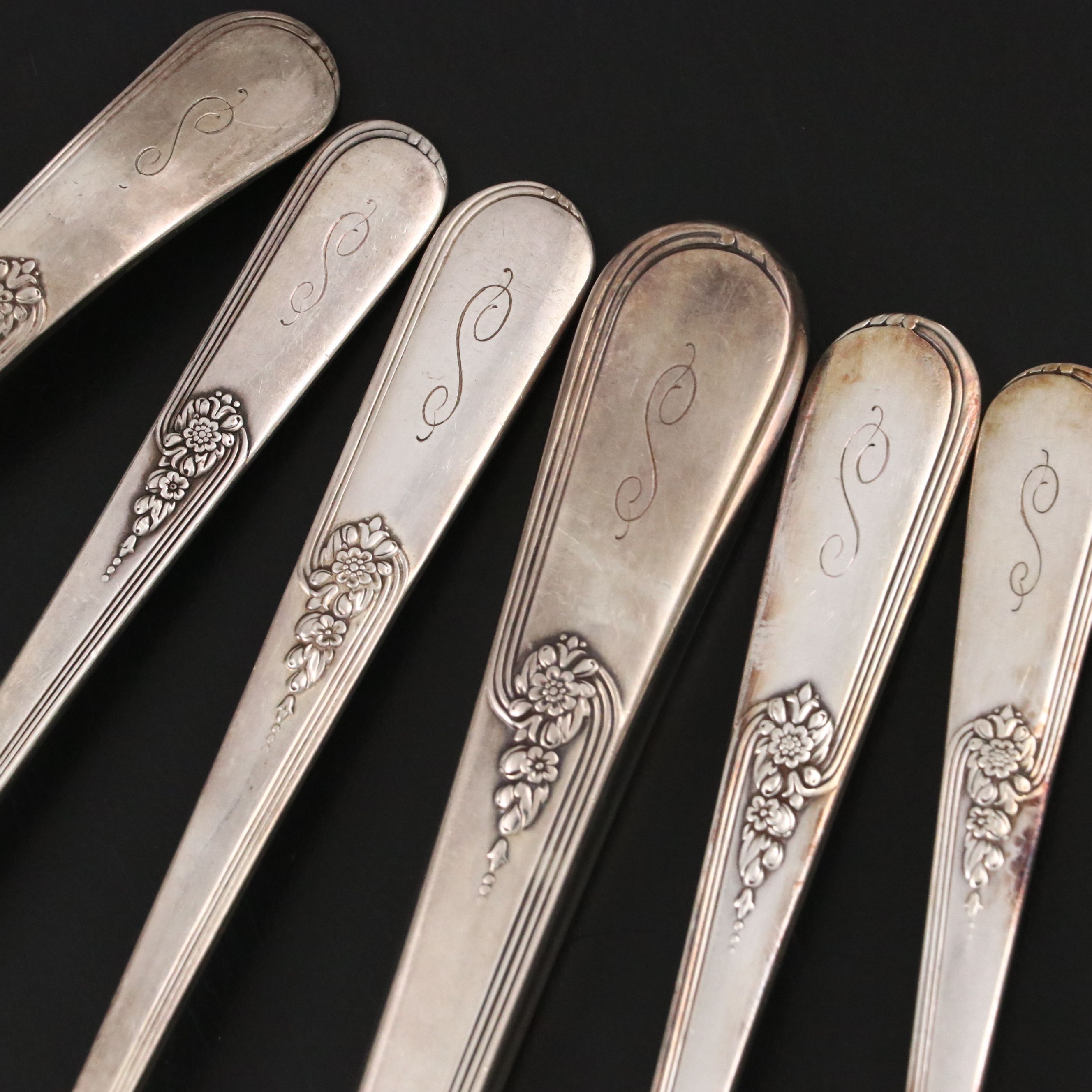 International Silver "Youth" Silver Plate Flatware with Storage Chest