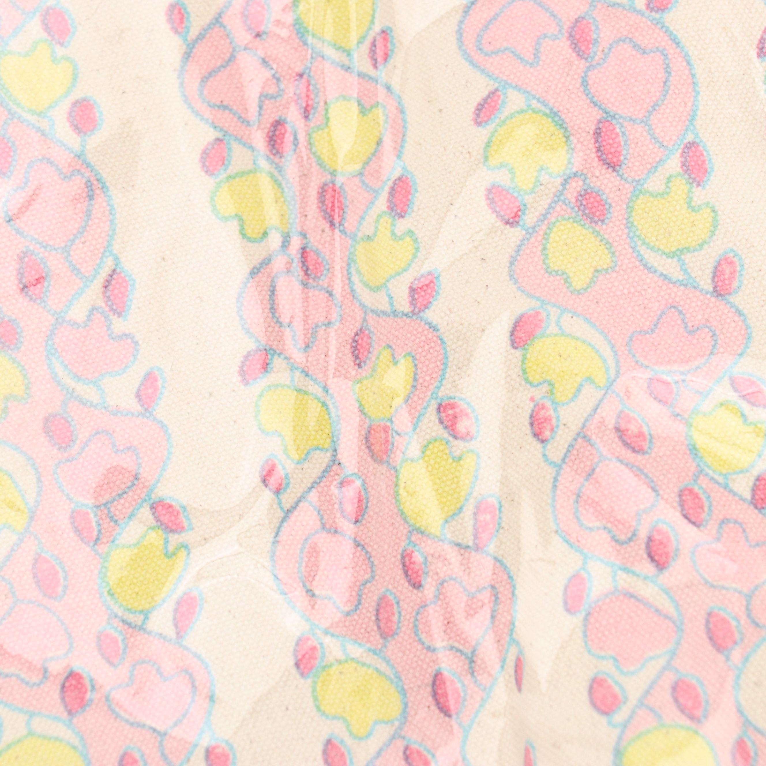 Olive Street Printed Cotton Canvas Shopping Totes