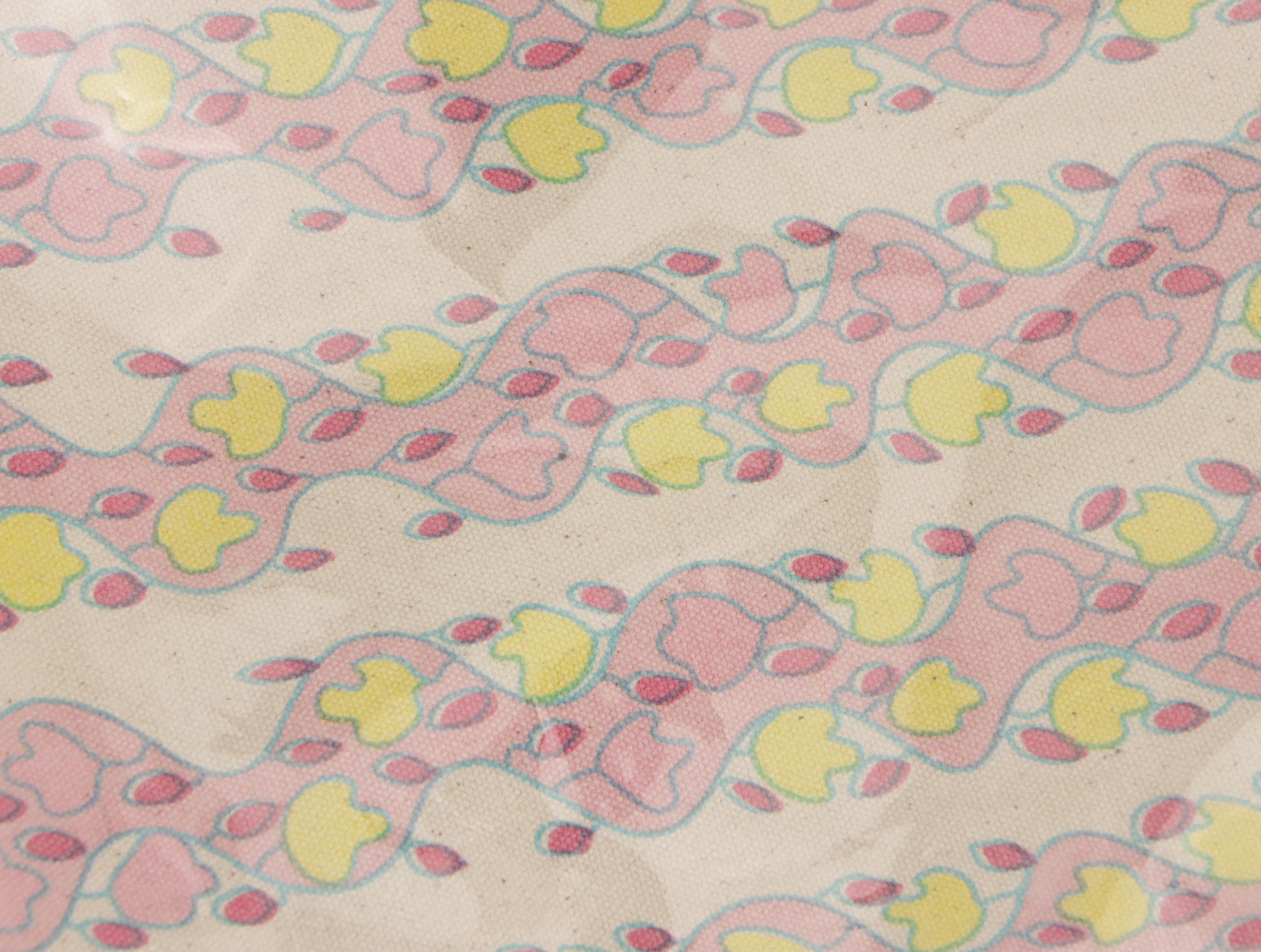 Olive Street Totes and Zip Pouch in Multicolored Printed Cotton Canvas