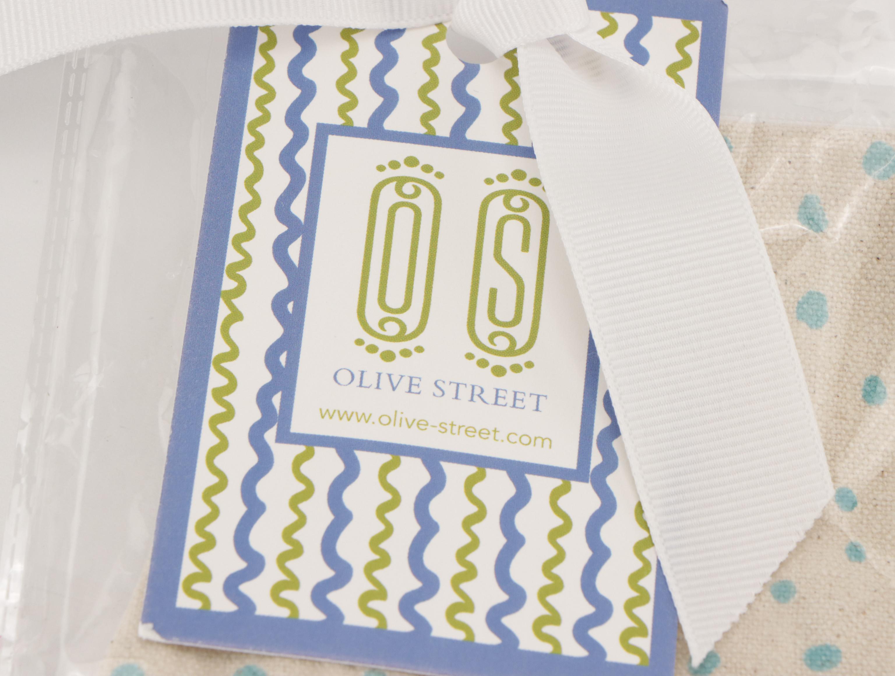 Olive Street Totes and Zip Pouch in Multicolored Printed Cotton Canvas