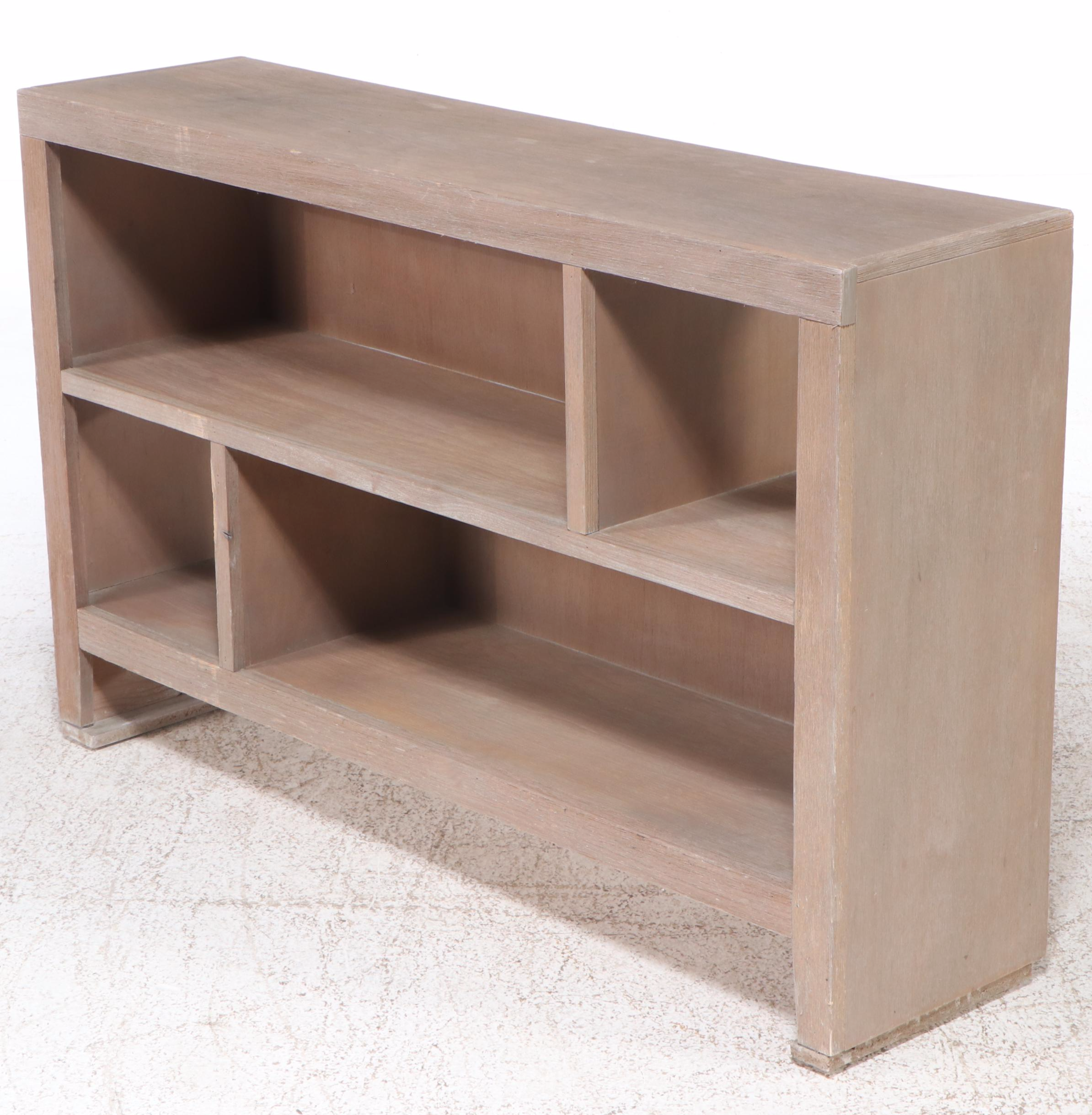 Contemporary Painted Wood Media Console