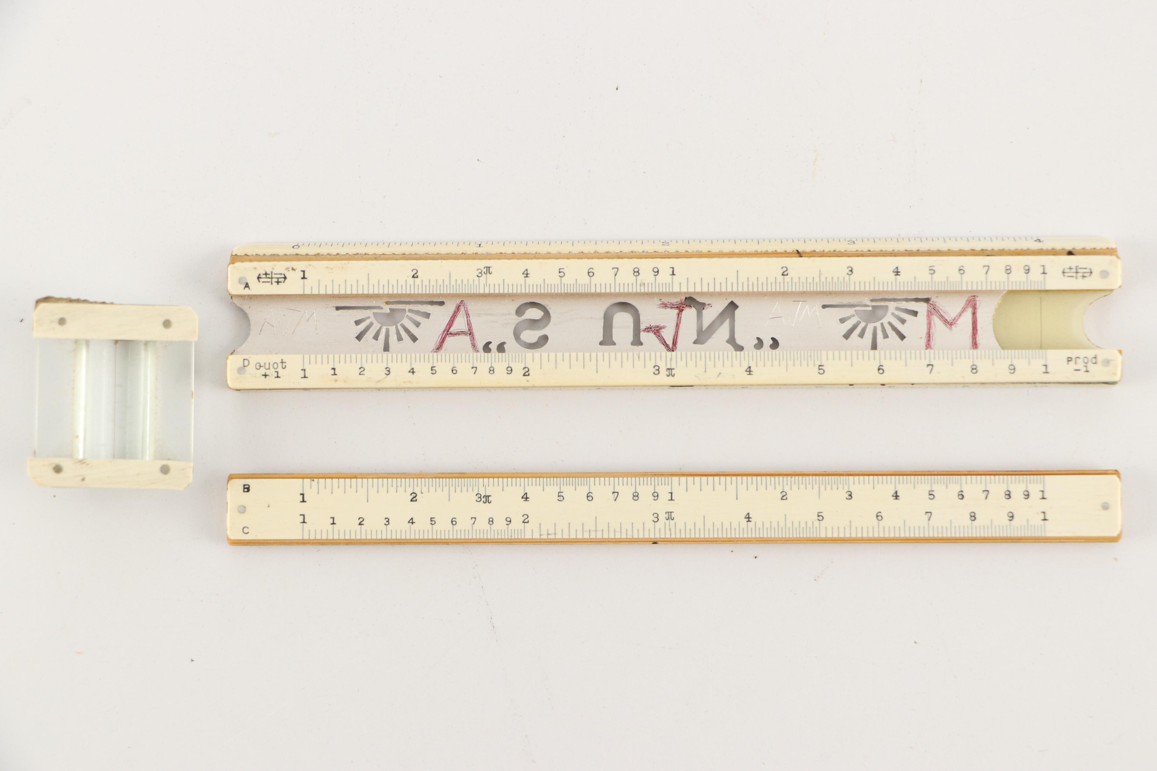 Miner's Sticking Tommy, John Deere Wall Thermometer, Rulers