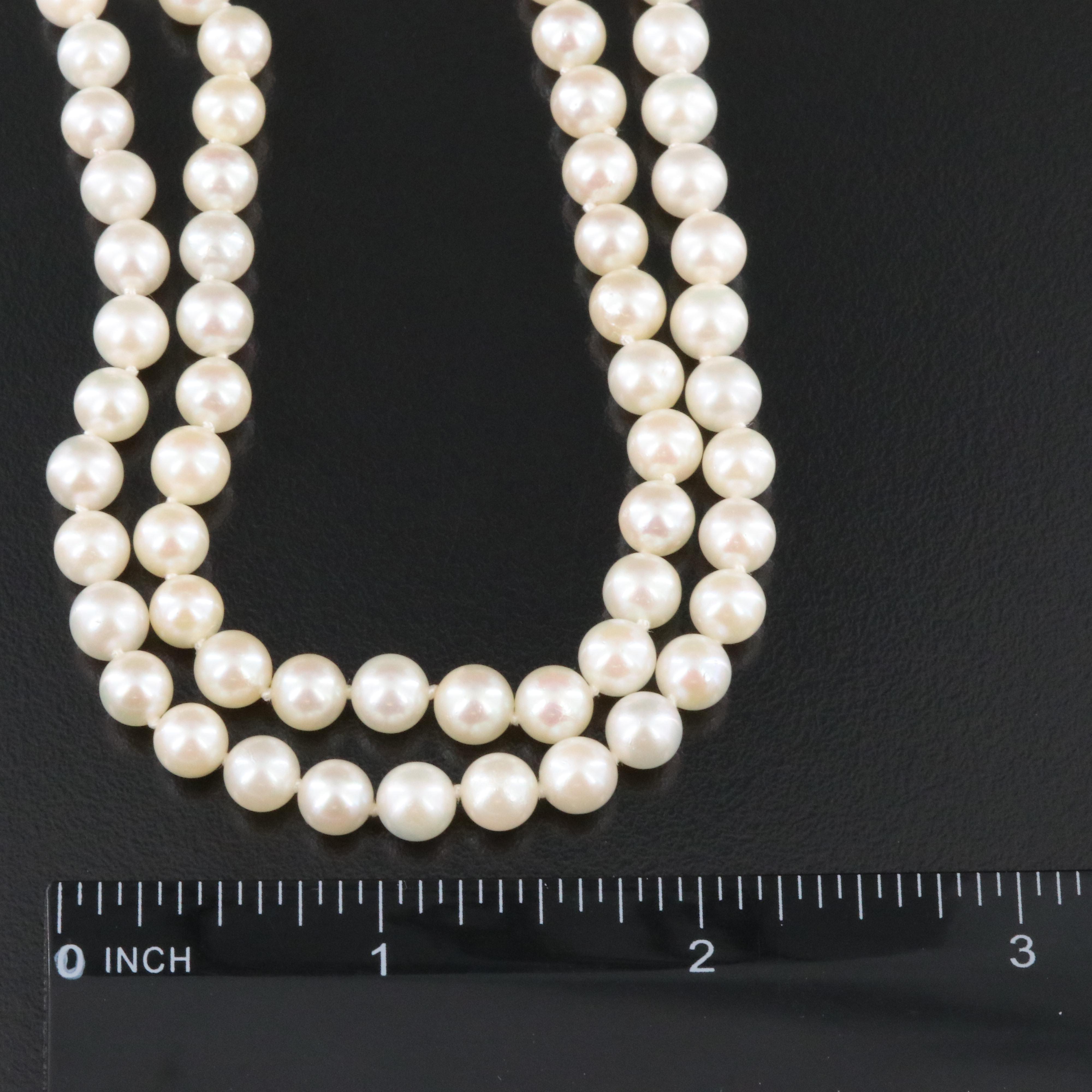 Vintage 14K Pearl and Sapphire Bracelet and Necklace