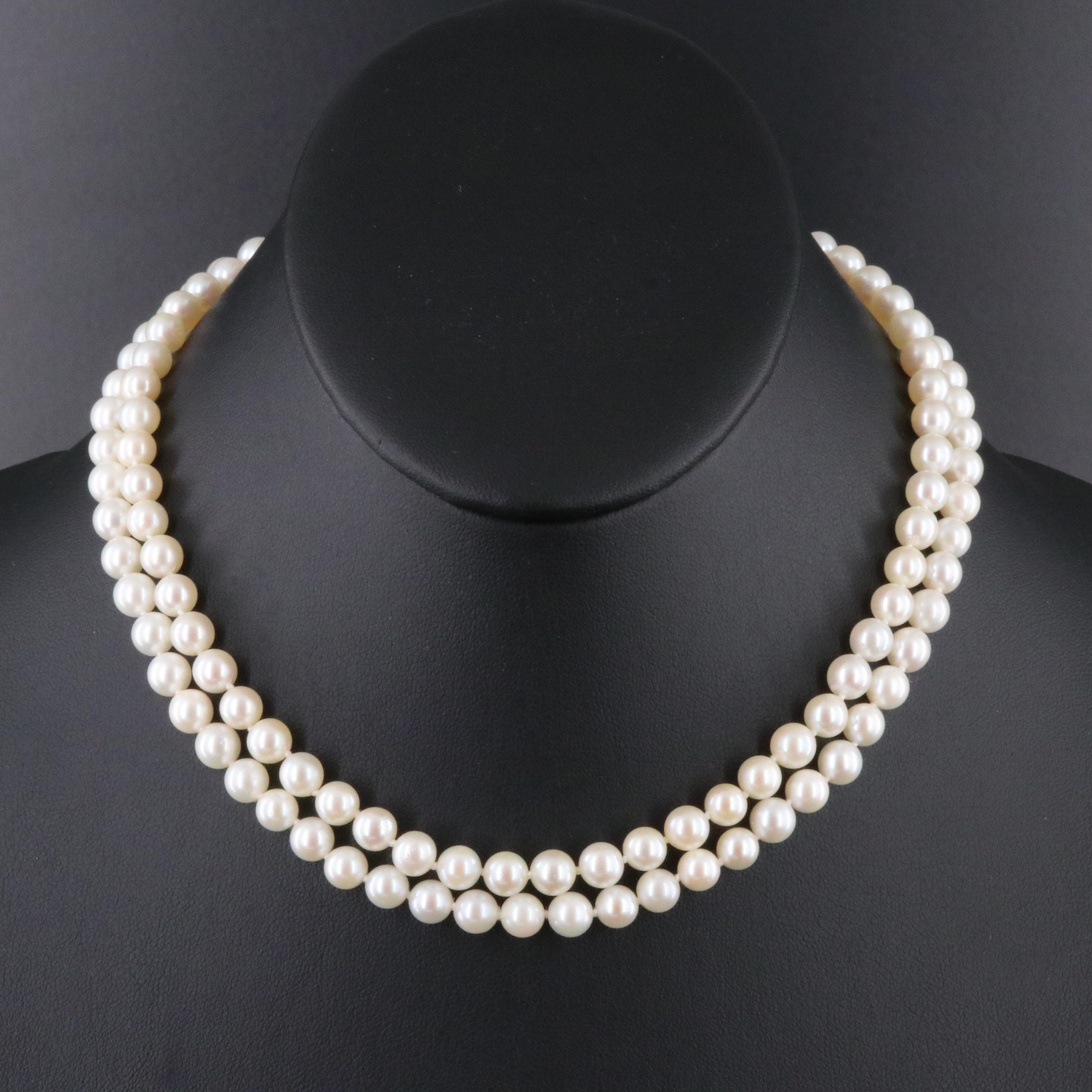 Vintage 14K Pearl and Sapphire Bracelet and Necklace