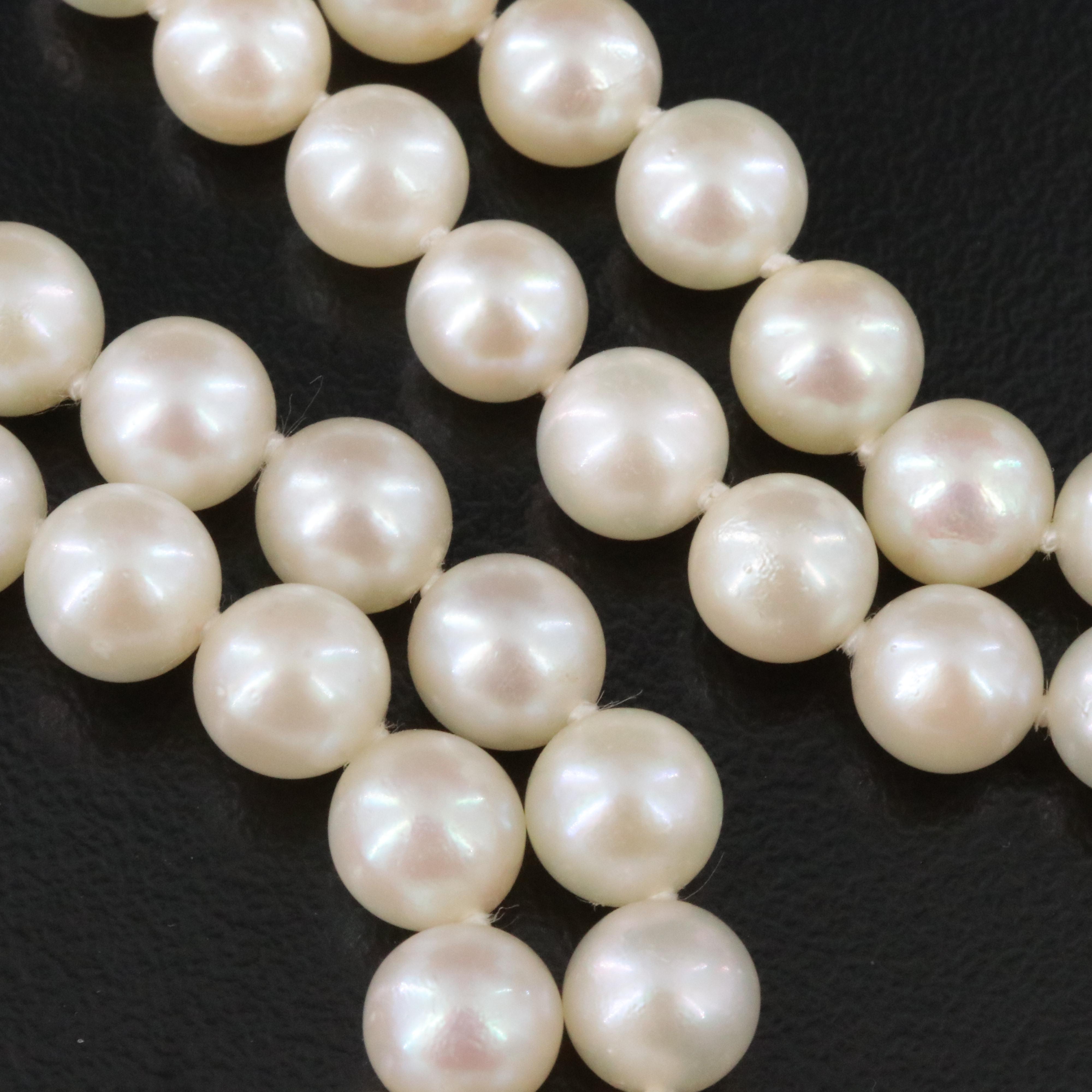 Vintage 14K Pearl and Sapphire Bracelet and Necklace